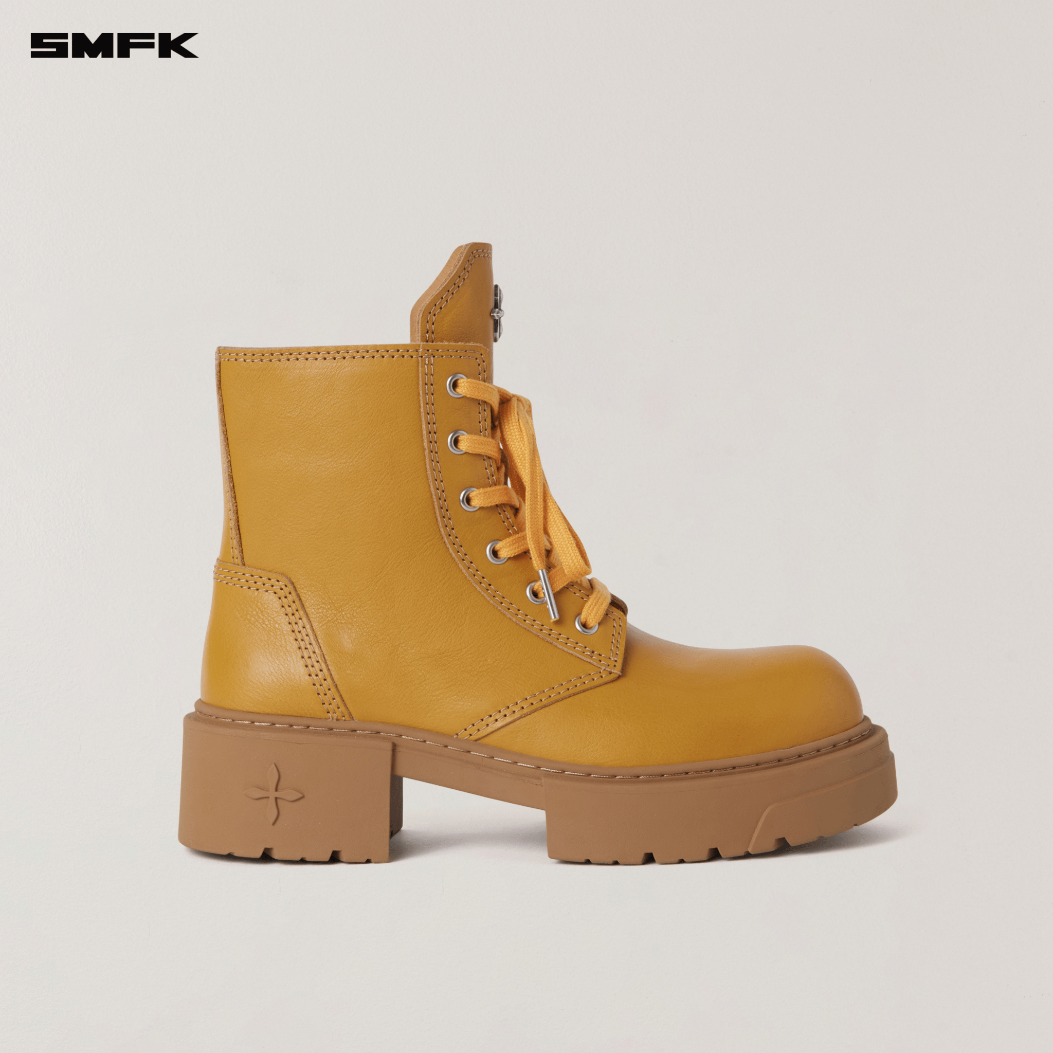 SMFK COMPASS ROVE LEATHER RIDER BOOTS GINGER | MADAX