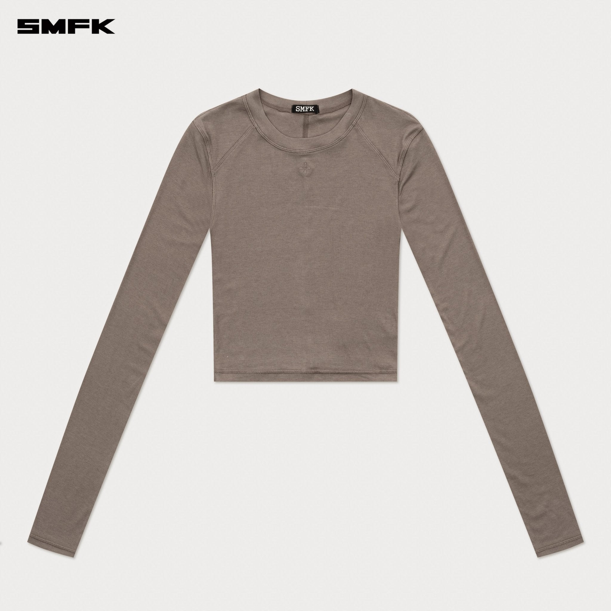 SMFK Compass Rush Slim - Fit Long Sleeves Top In Nude | MADAX