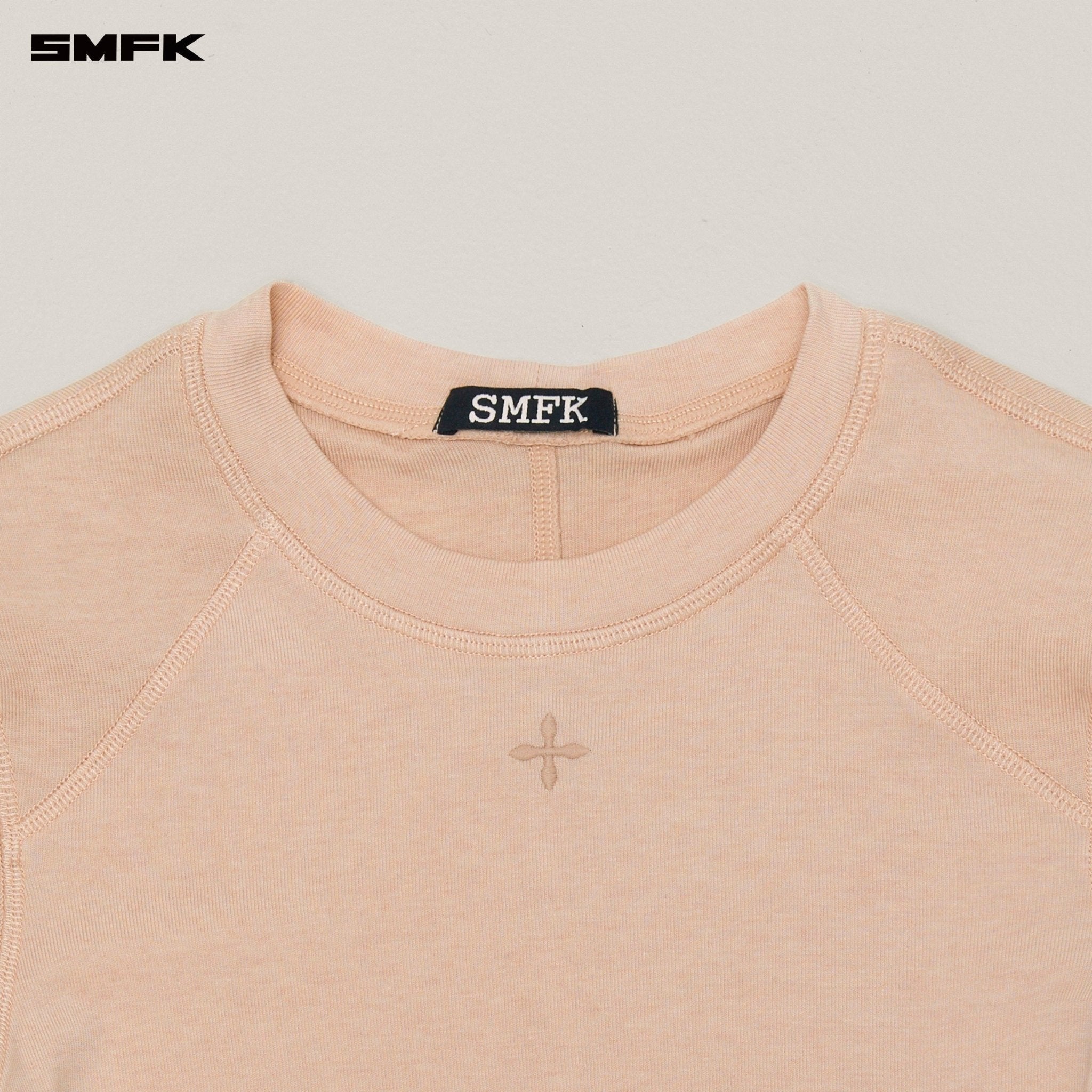 SMFK Compass Rush Slim - Fit Tee In Linen | MADAX