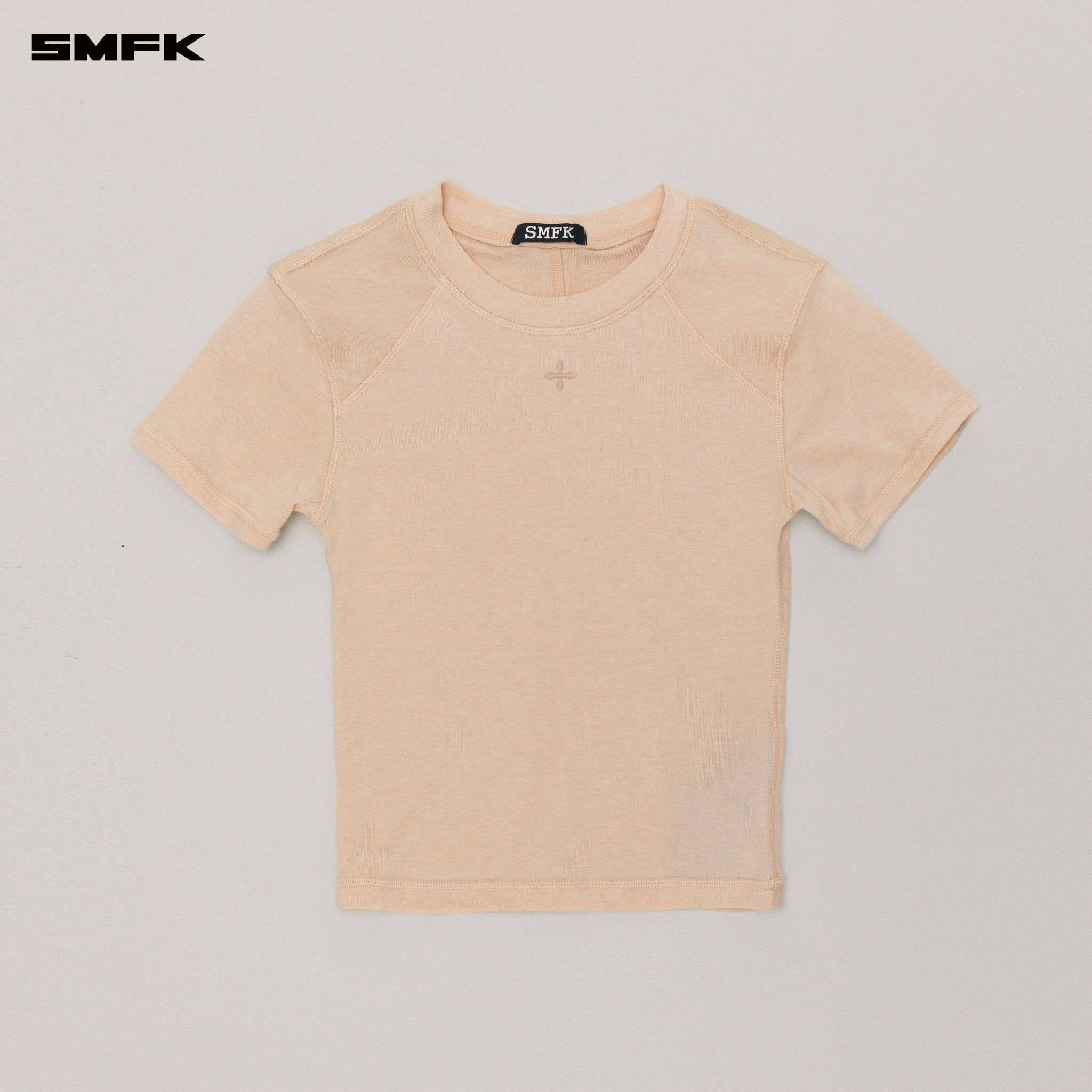SMFK Compass Rush Slim - Fit Tee In Linen | MADAX