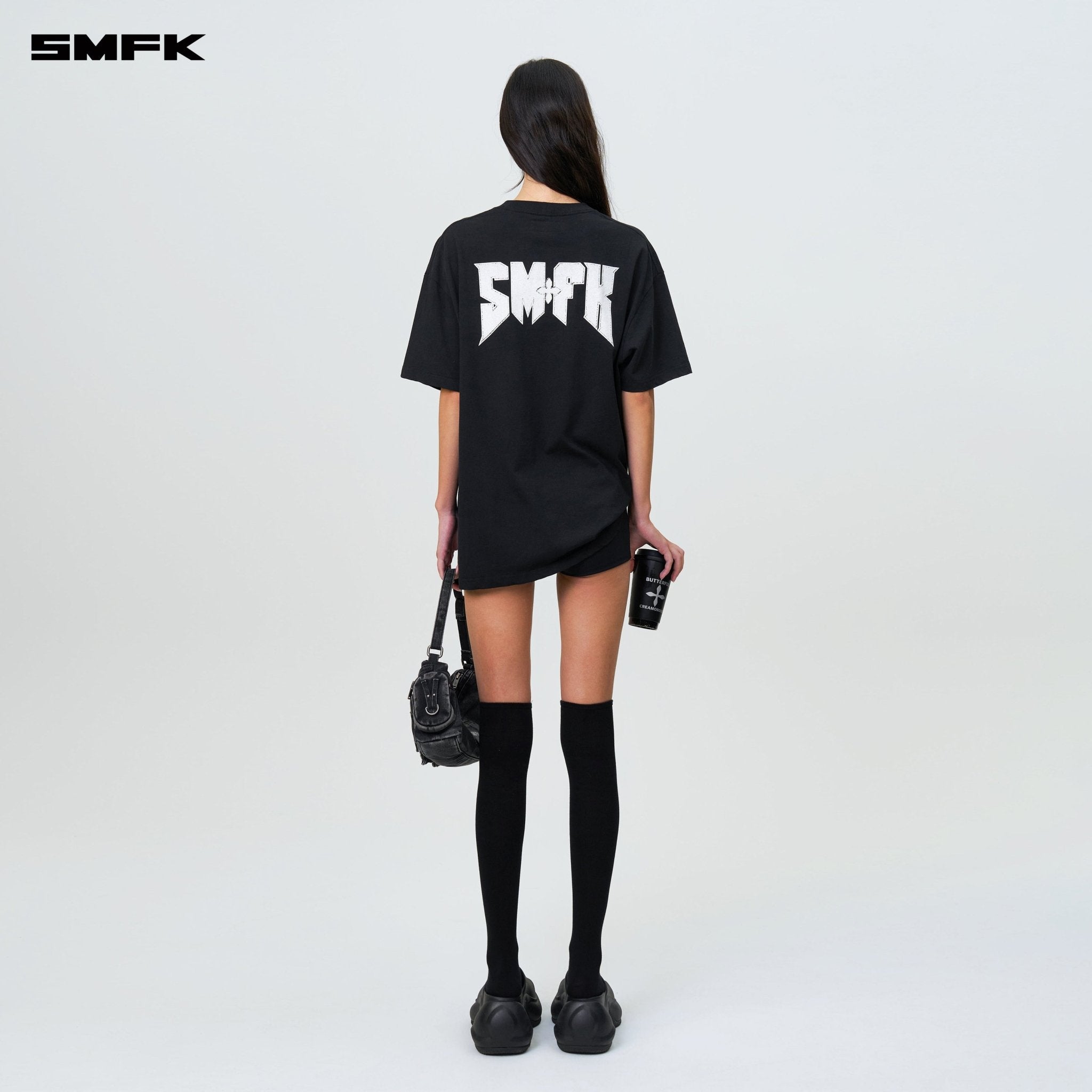 SMFK Compass SMFK Metal Rock Loose Tee Black | MADAX