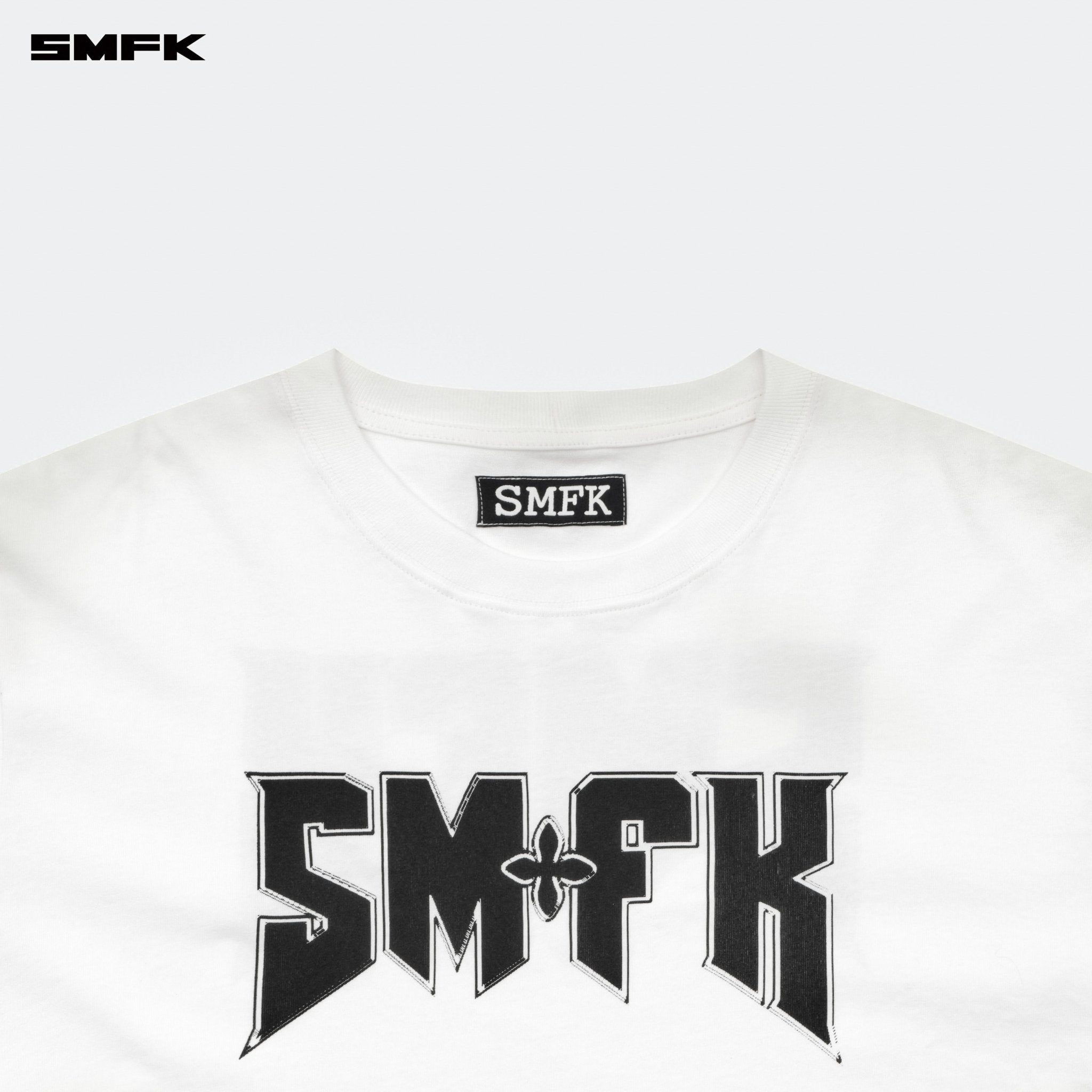 Compass SMFK Metal Rock Loose Tee Cream | MADAX