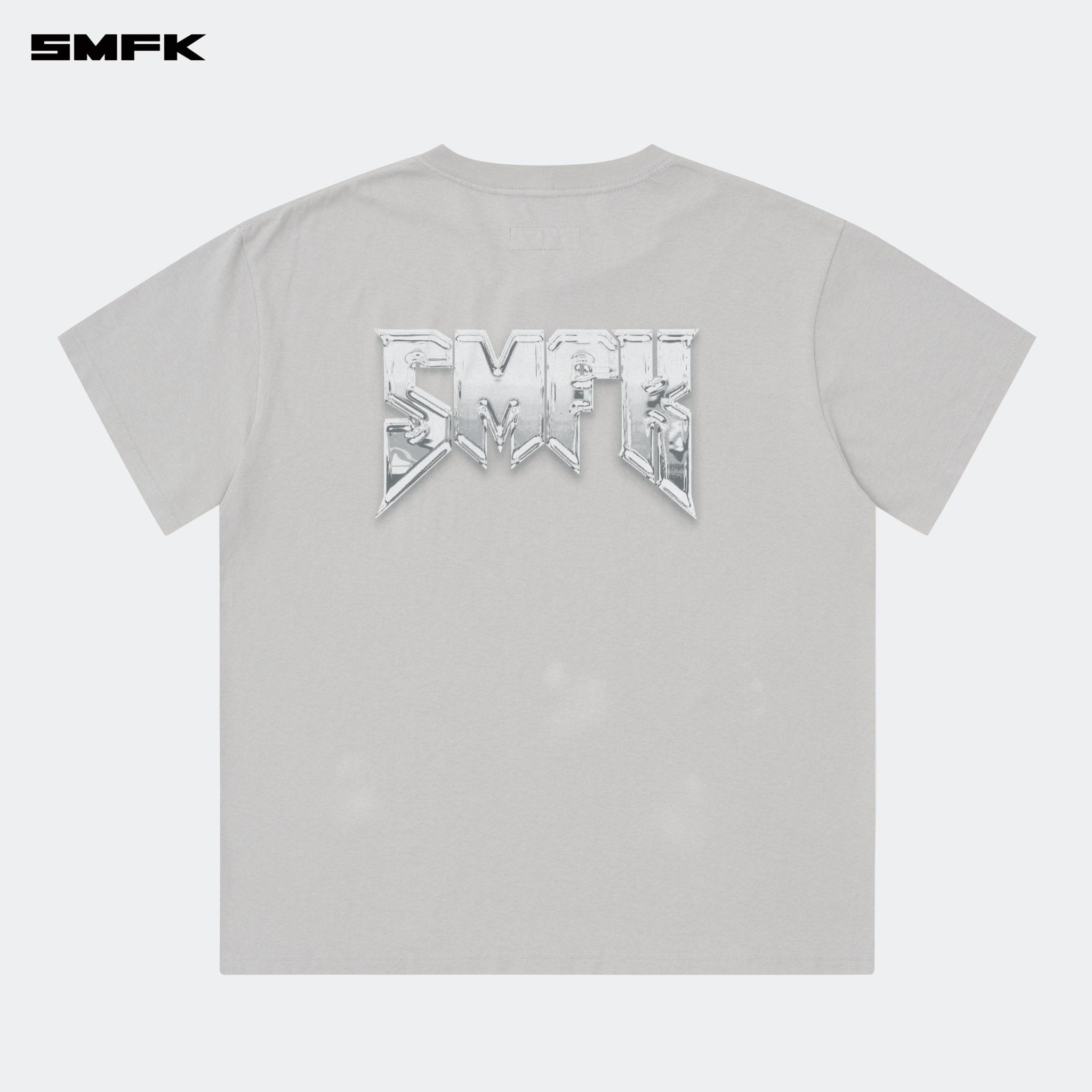 SMFK Compass SMFK Metal Rock Loose Tee Gray | MADAX