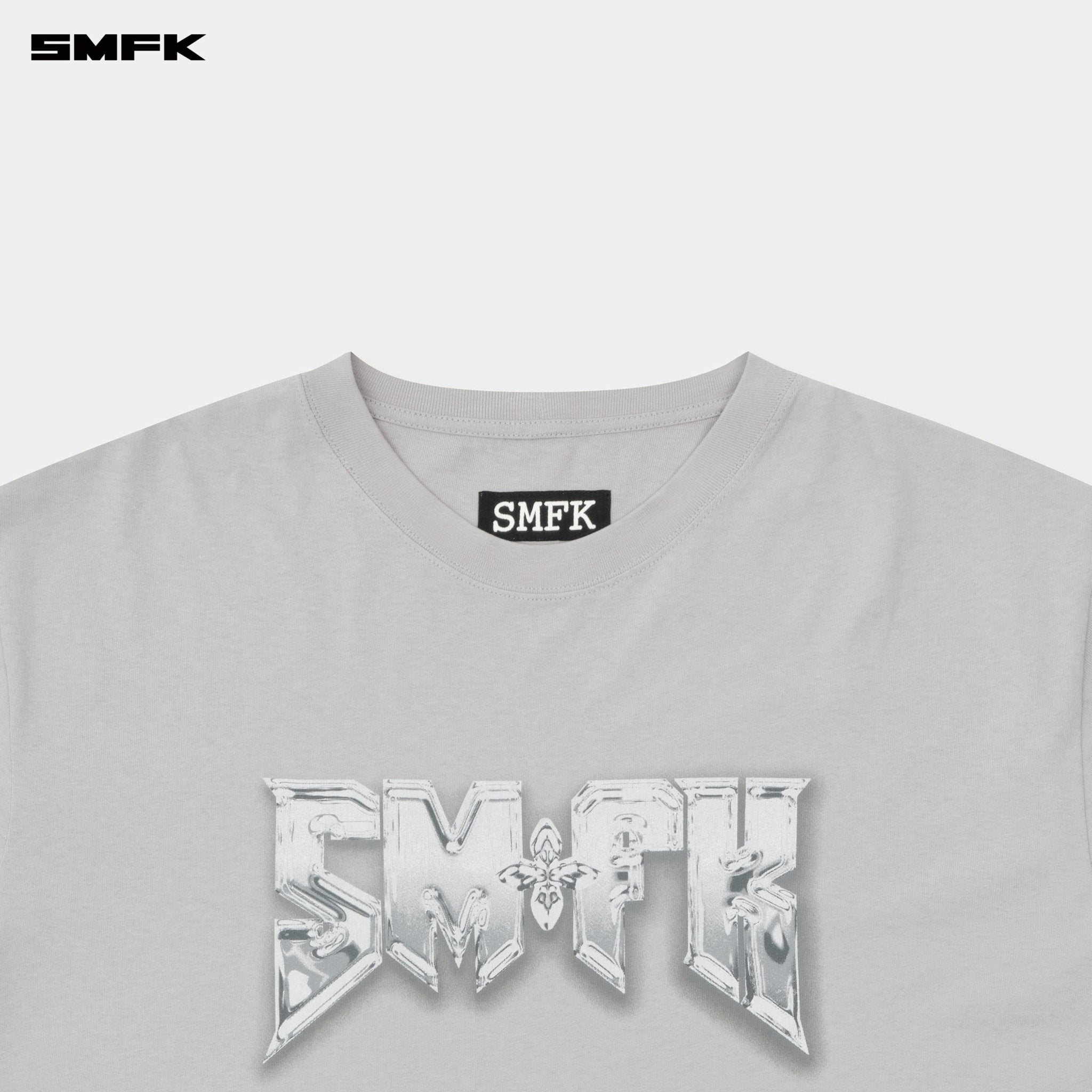 SMFK Compass SMFK Metal Rock Loose Tee Gray | MADAX