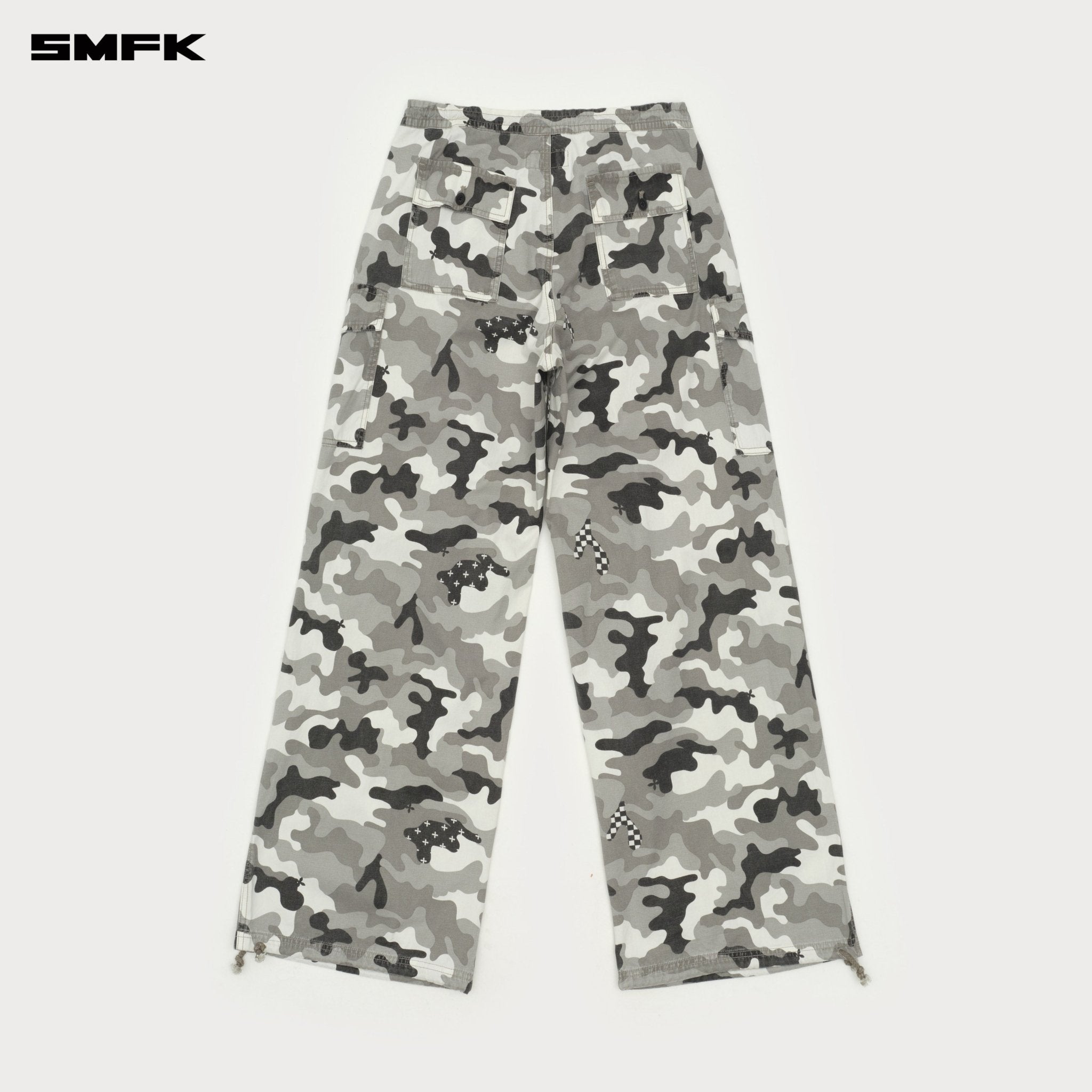 SMFK Compass Snow Camouflage Hunting Paratrooper Pants In Camouflage | MADAX