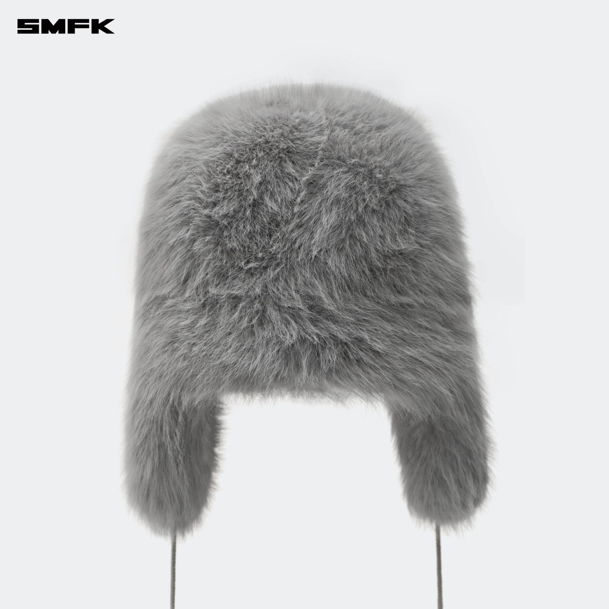 SMFK Compass Snowman Faux Fur Hat In Gray | MADAX