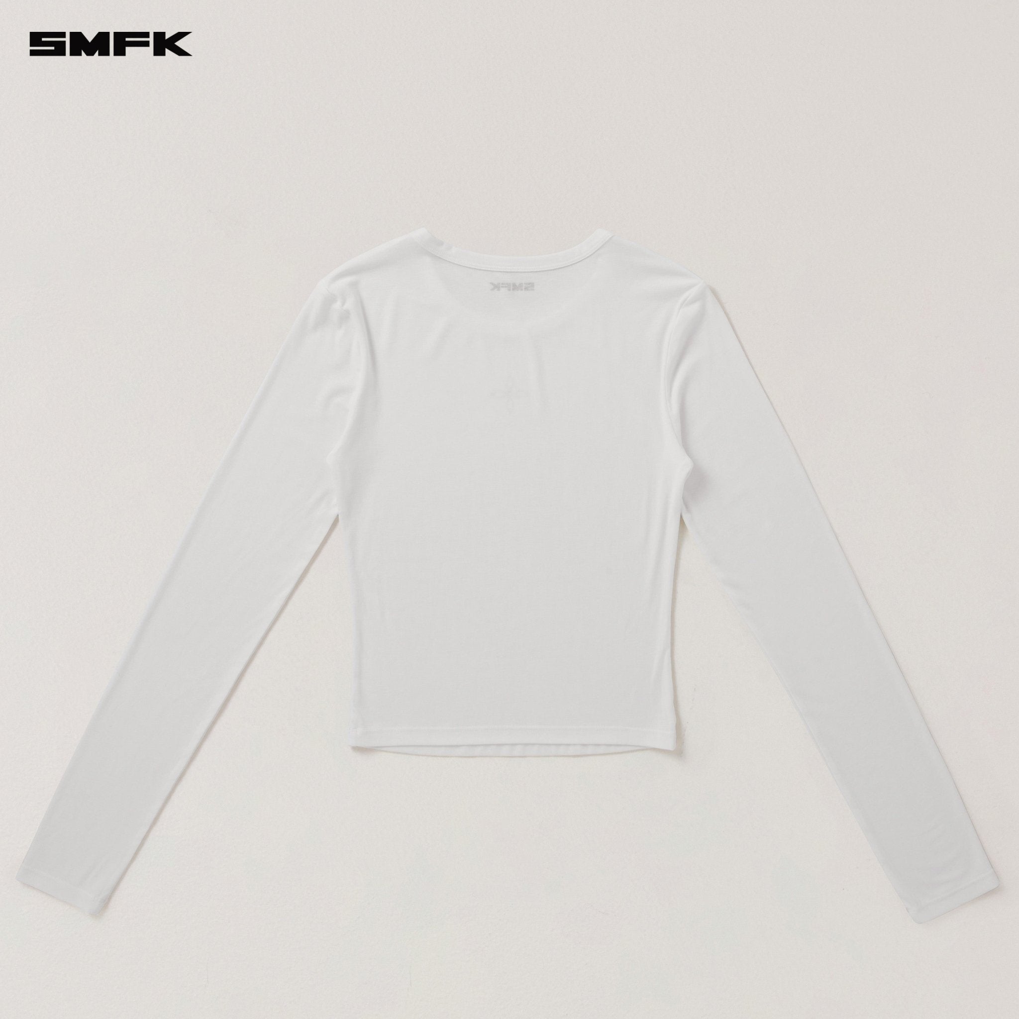 SMFK Compass Stamp Acetate Body Pullover In Snow Mountain White | MADAX
