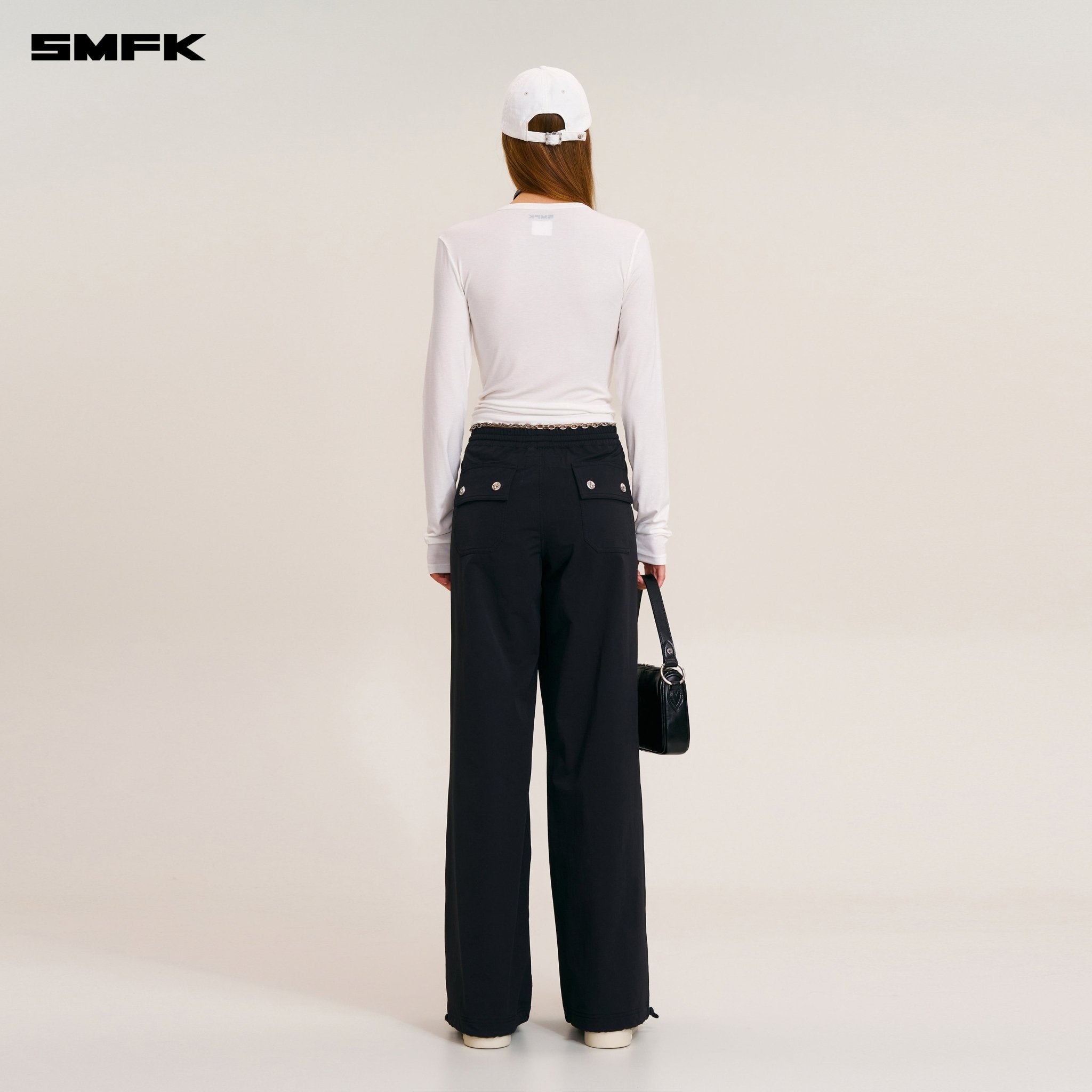 SMFK Compass Stamp Acetate Body Pullover In Snow Mountain White | MADAX