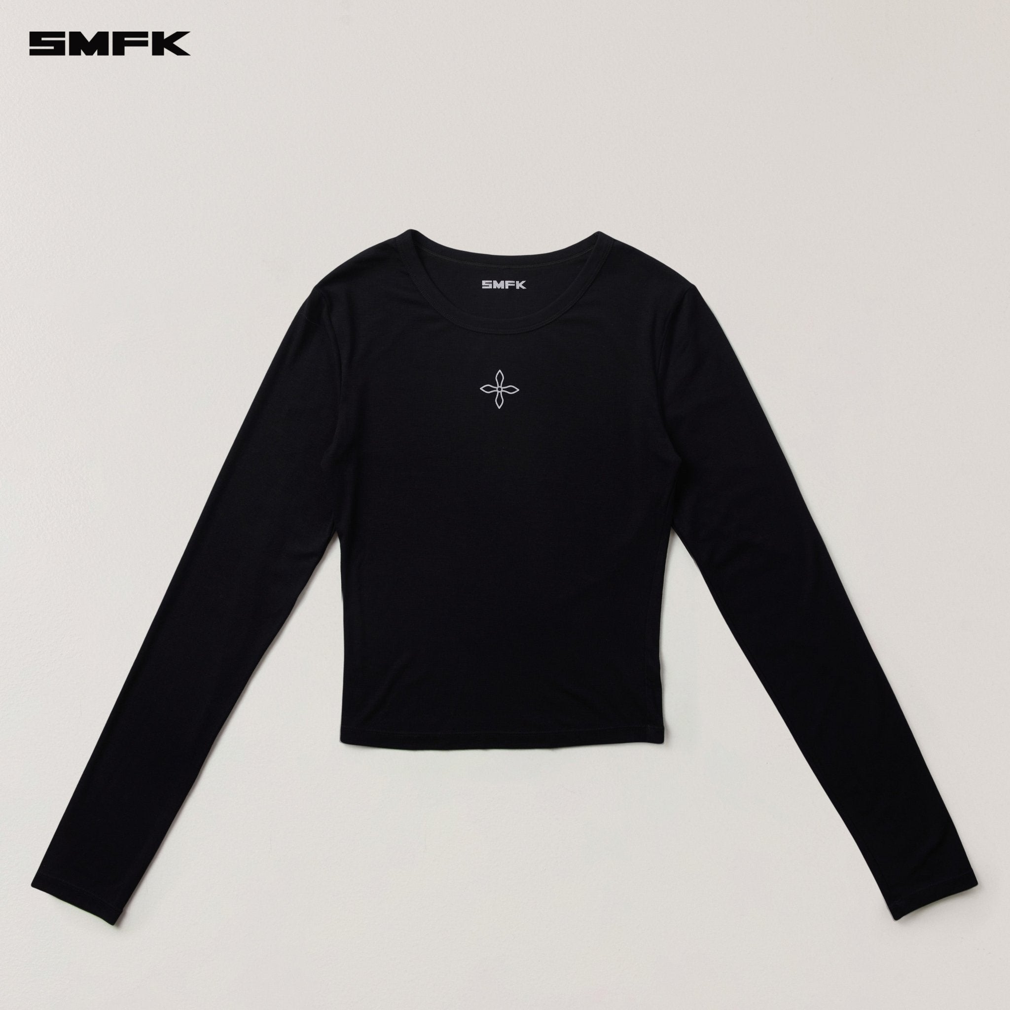 SMFK Compass Stamp Acetate Body Pullover In Wild Black | MADAX