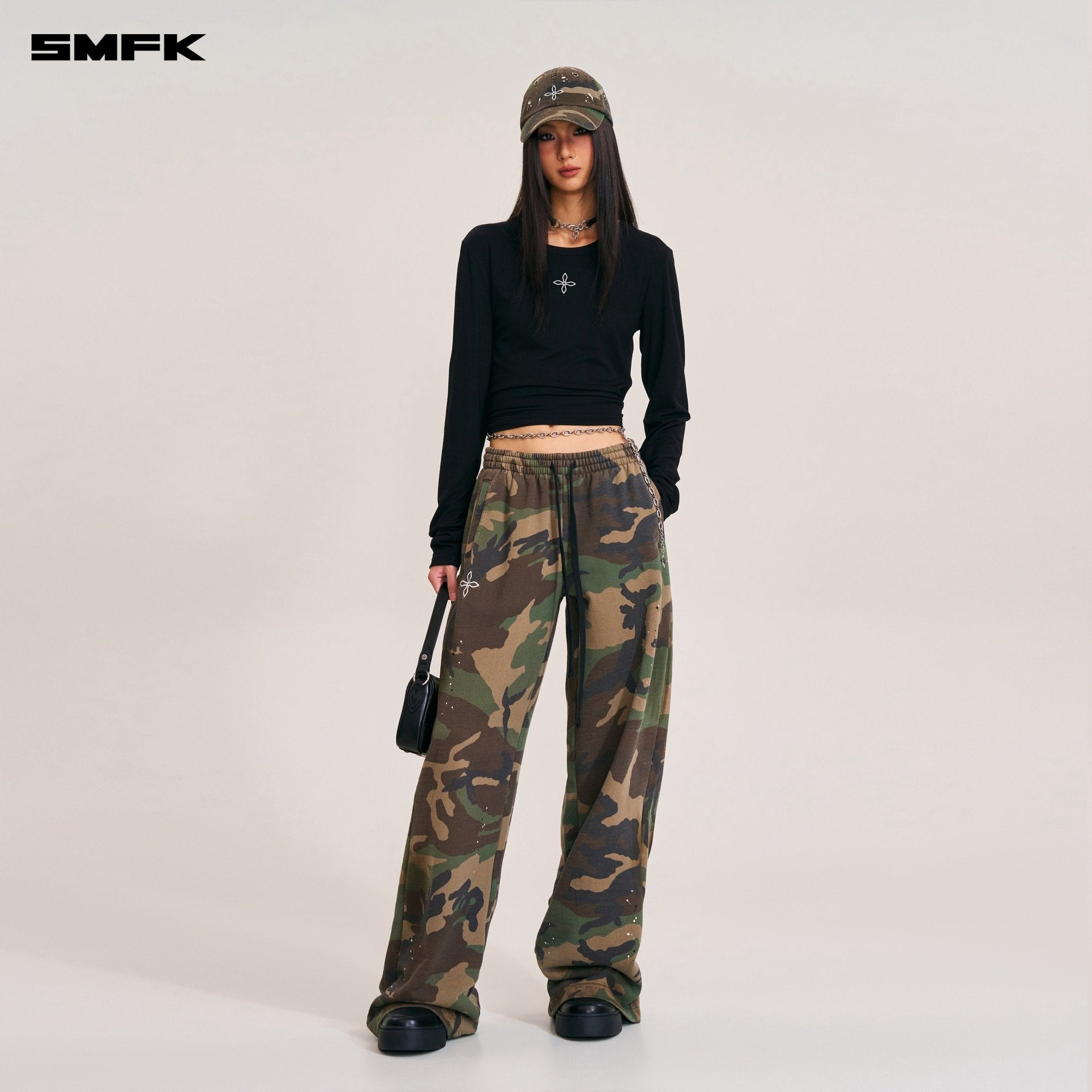 SMFK Compass Stamp Acetate Body Pullover In Wild Black | MADAX
