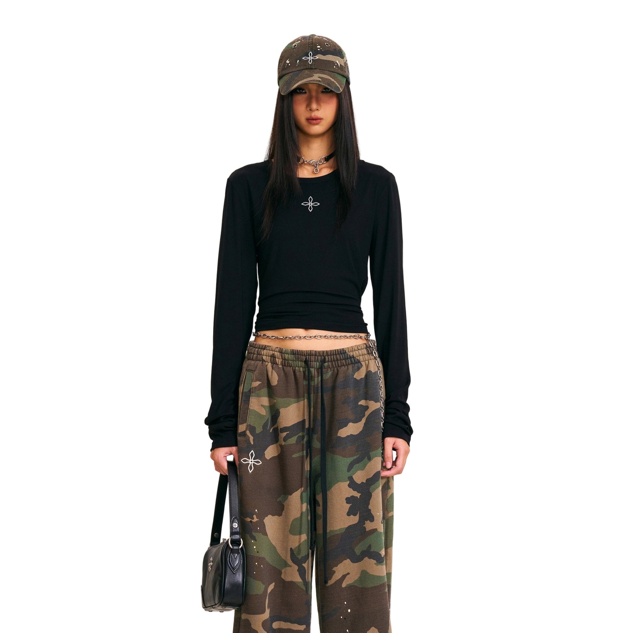 SMFK Compass Stamp Acetate Body Pullover In Wild Black | MADAX