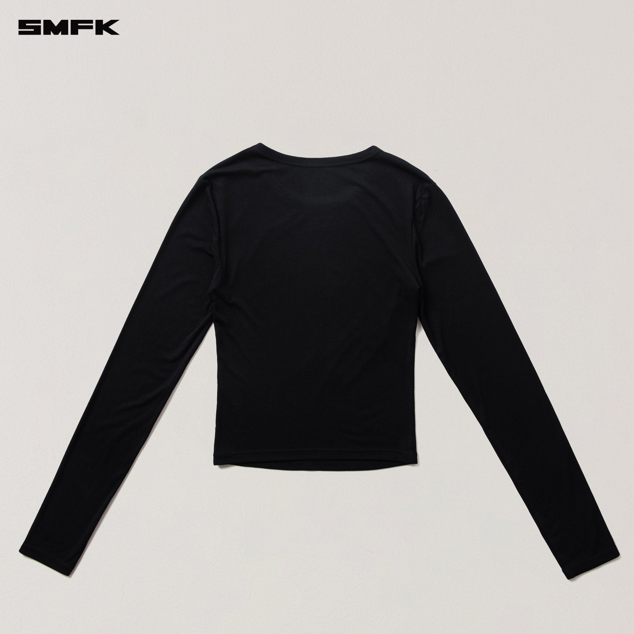 SMFK Compass Stamp Acetate Body Pullover In Wild Black | MADAX