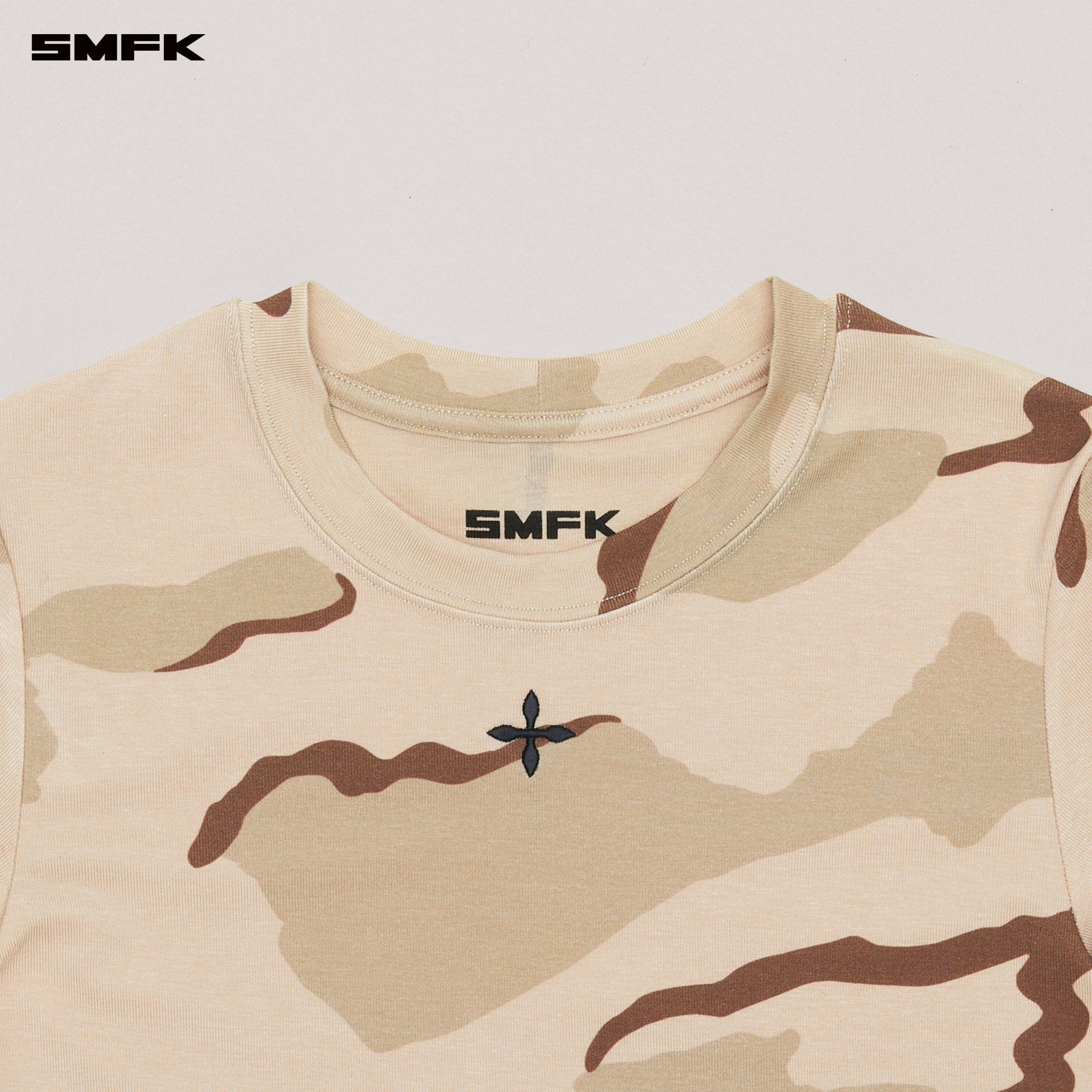 SMFK Compass Stamp Body Tee In Camouflage | MADAX