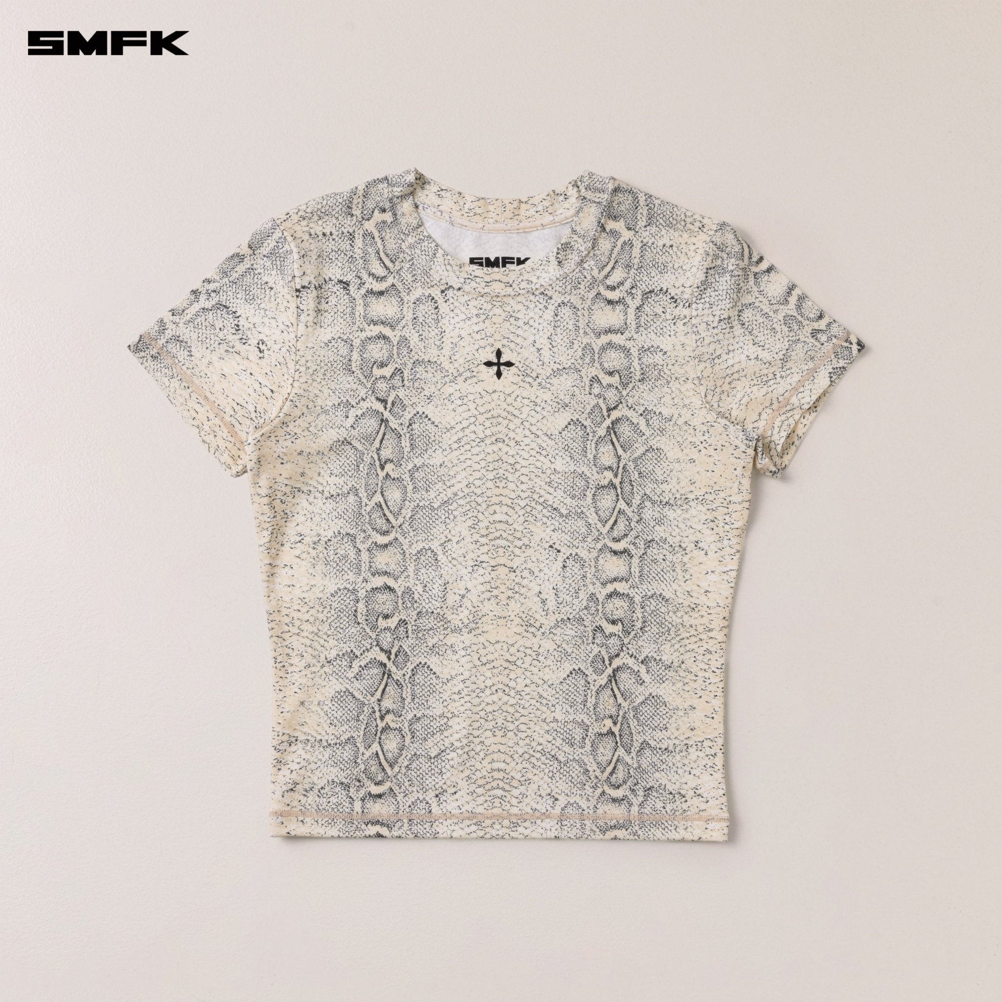 SMFK Compass Stamp Body Tee In Snake Pattern | MADAX