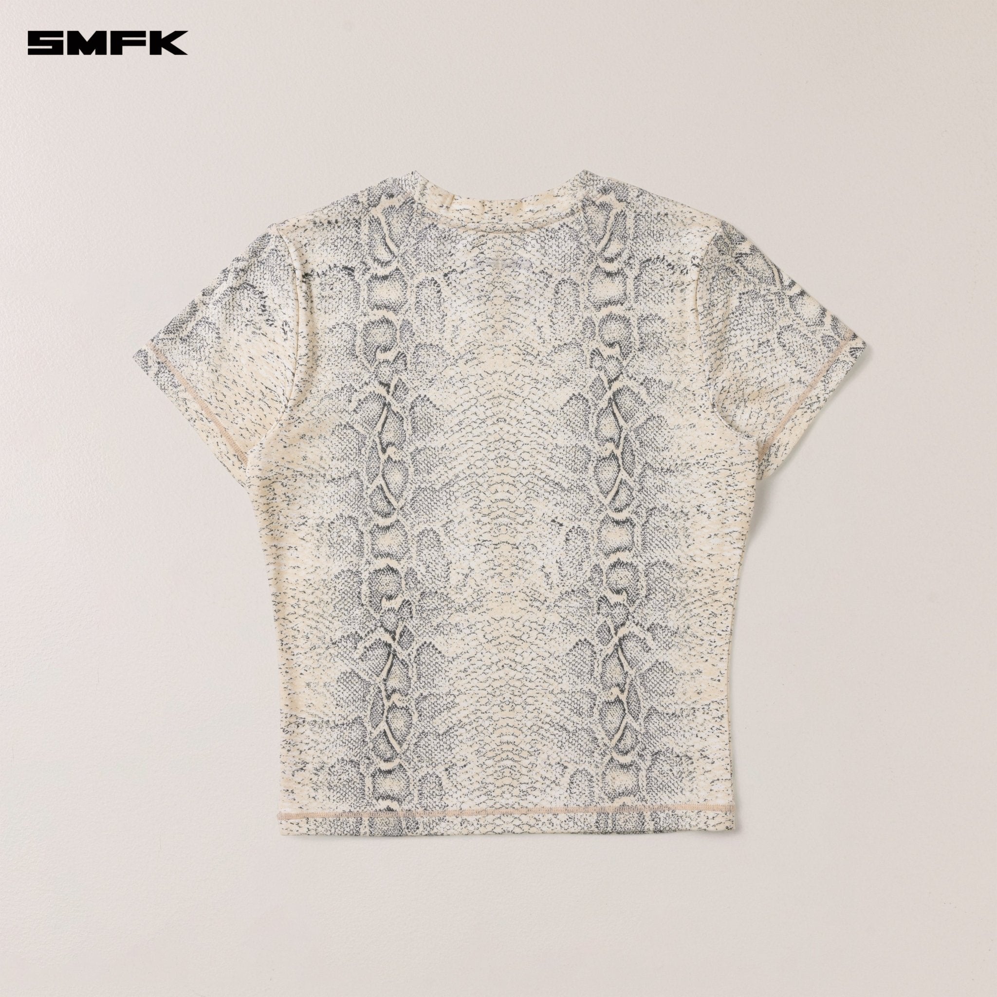 SMFK Compass Stamp Body Tee In Snake Pattern | MADAX