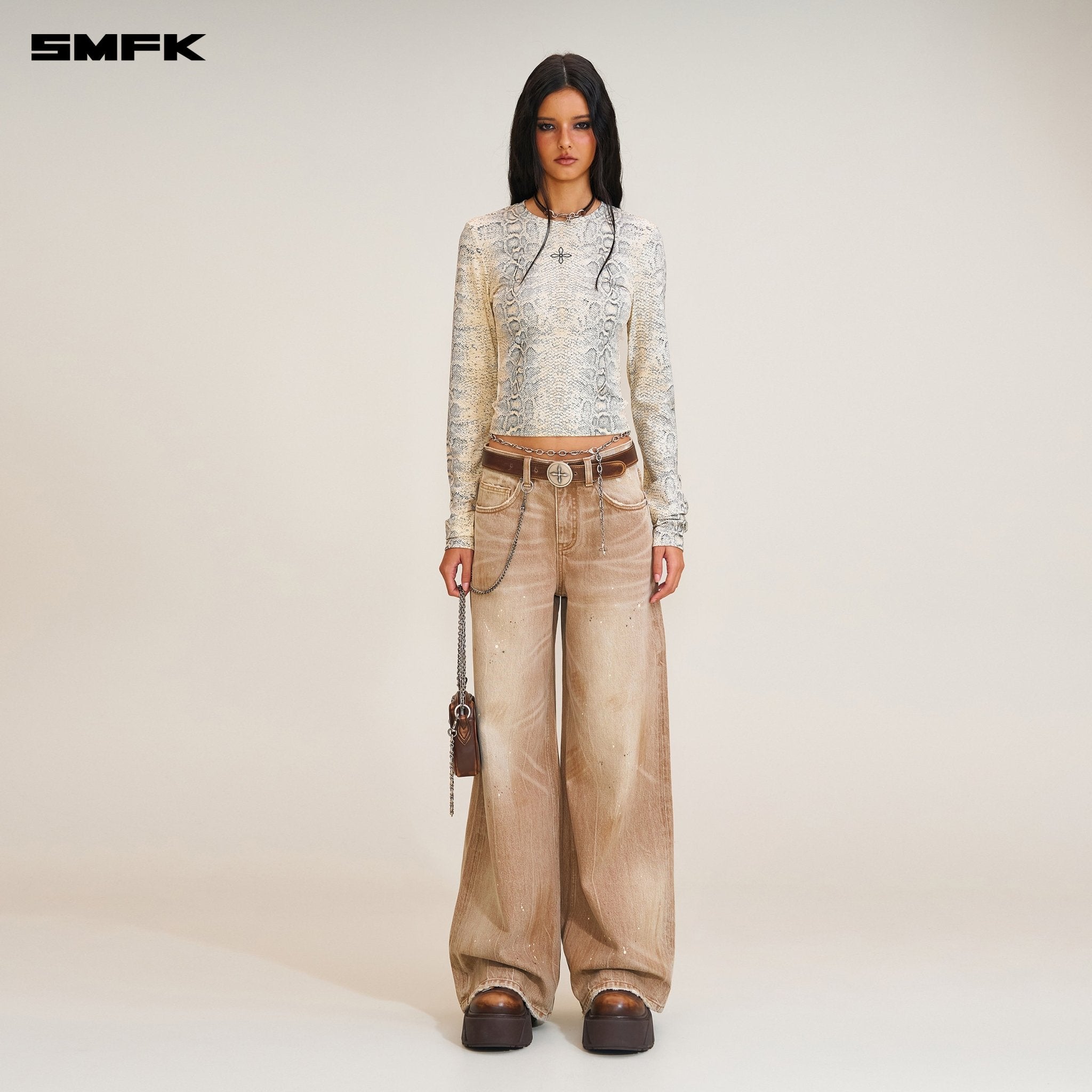 SMFK Compass Stamp Camo Body Pullover In Mirage Cobra | MADAX