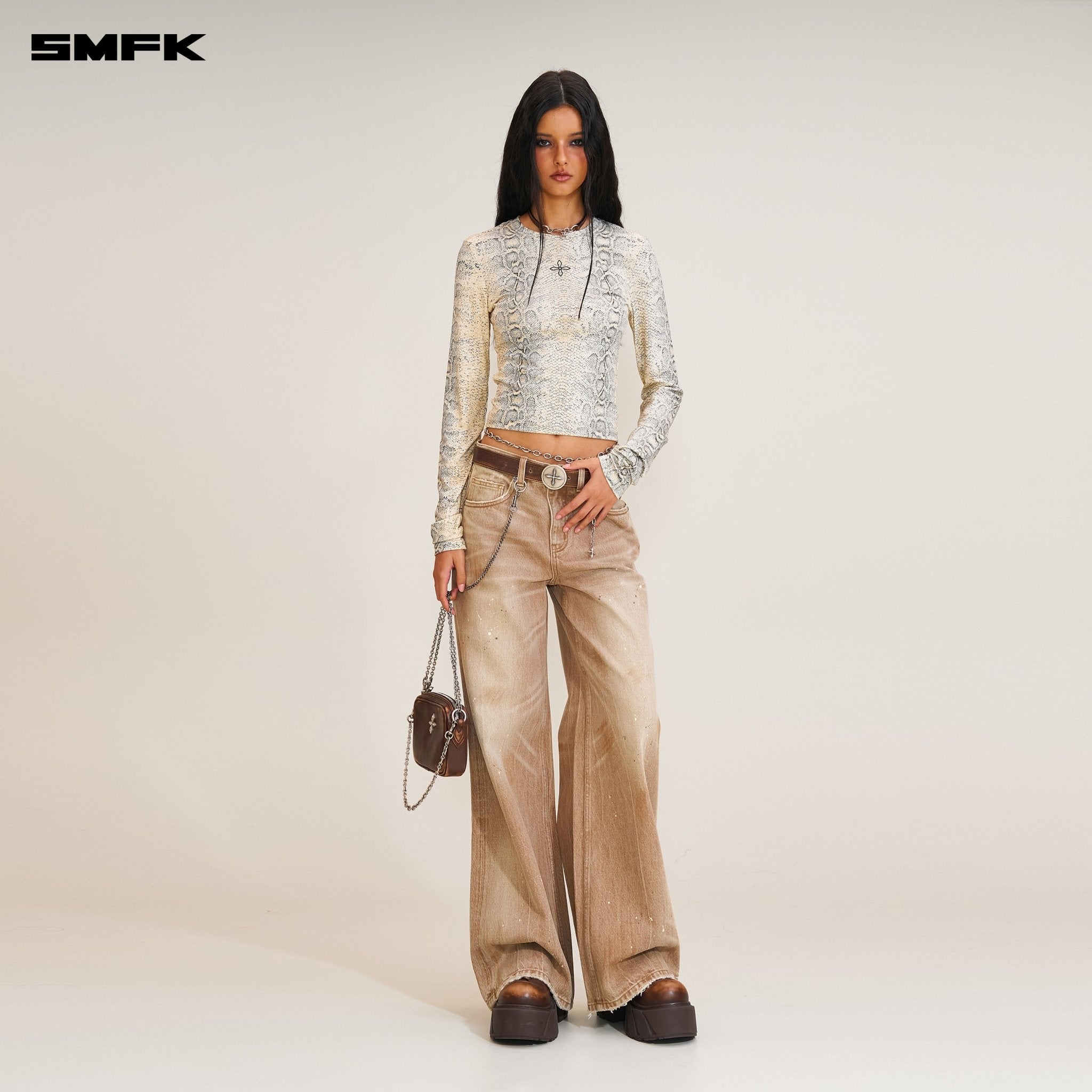 SMFK Compass Stamp Camo Body Pullover In Mirage Cobra | MADAX