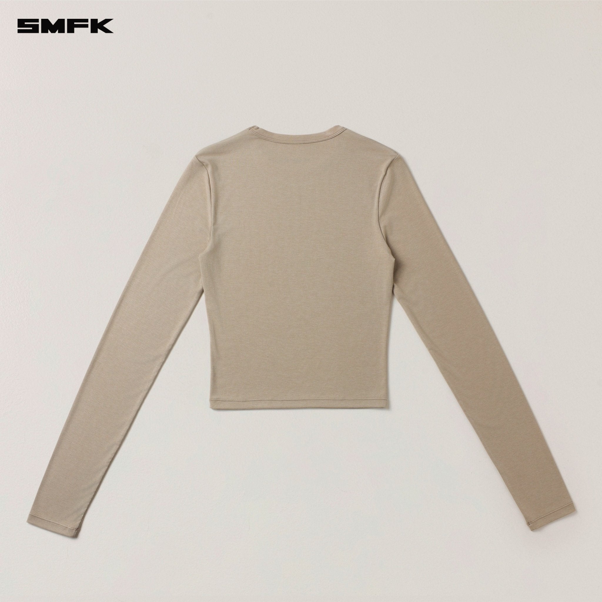SMFK Compass Stamp Slim - fit Sports Pullover In Shadow Green | MADAX