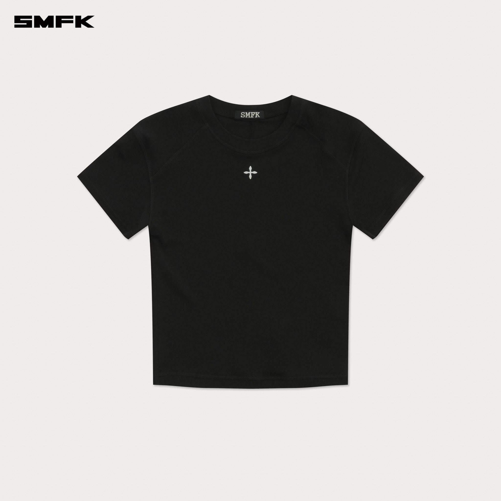SMFK Compass Standard Rush Slim - Fit Tee In Black | MADAX