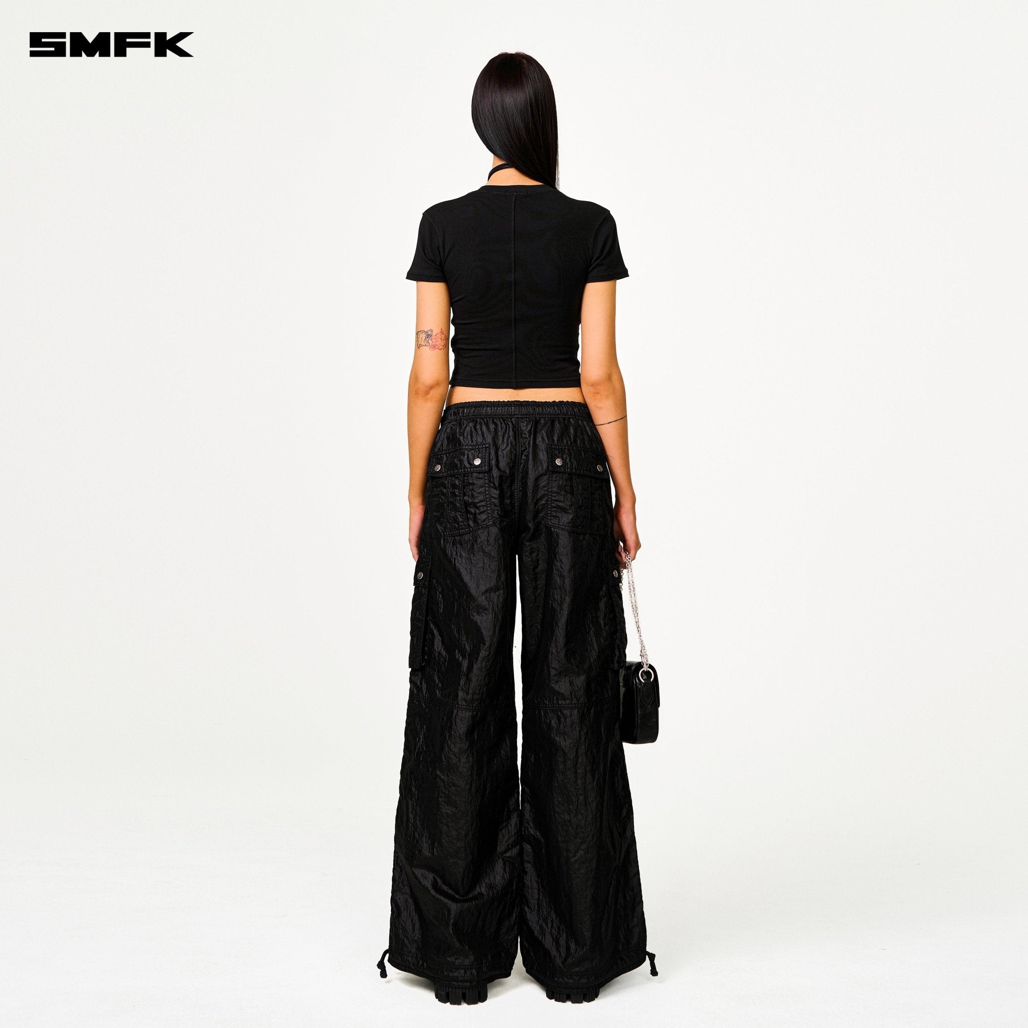 SMFK Compass Standard Rush Slim - Fit Tee In Black | MADAX