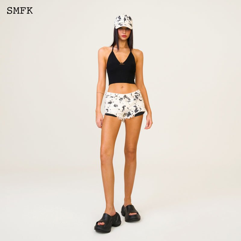 SMFK Compass Tarpan Ink Camouflage Short Jeans | MADA IN CHINA