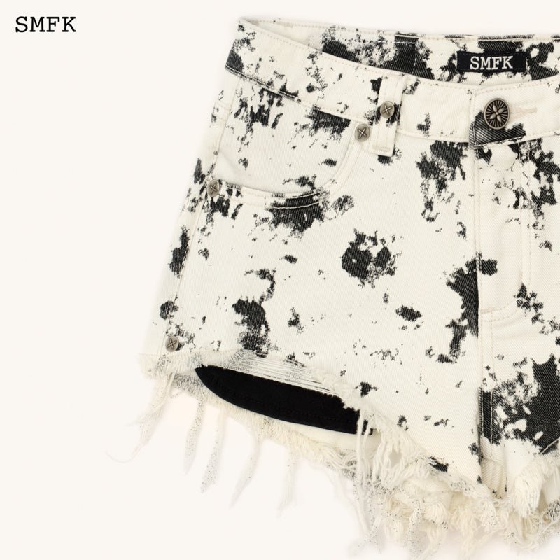 SMFK Compass Tarpan Ink Camouflage Short Jeans | MADA IN CHINA