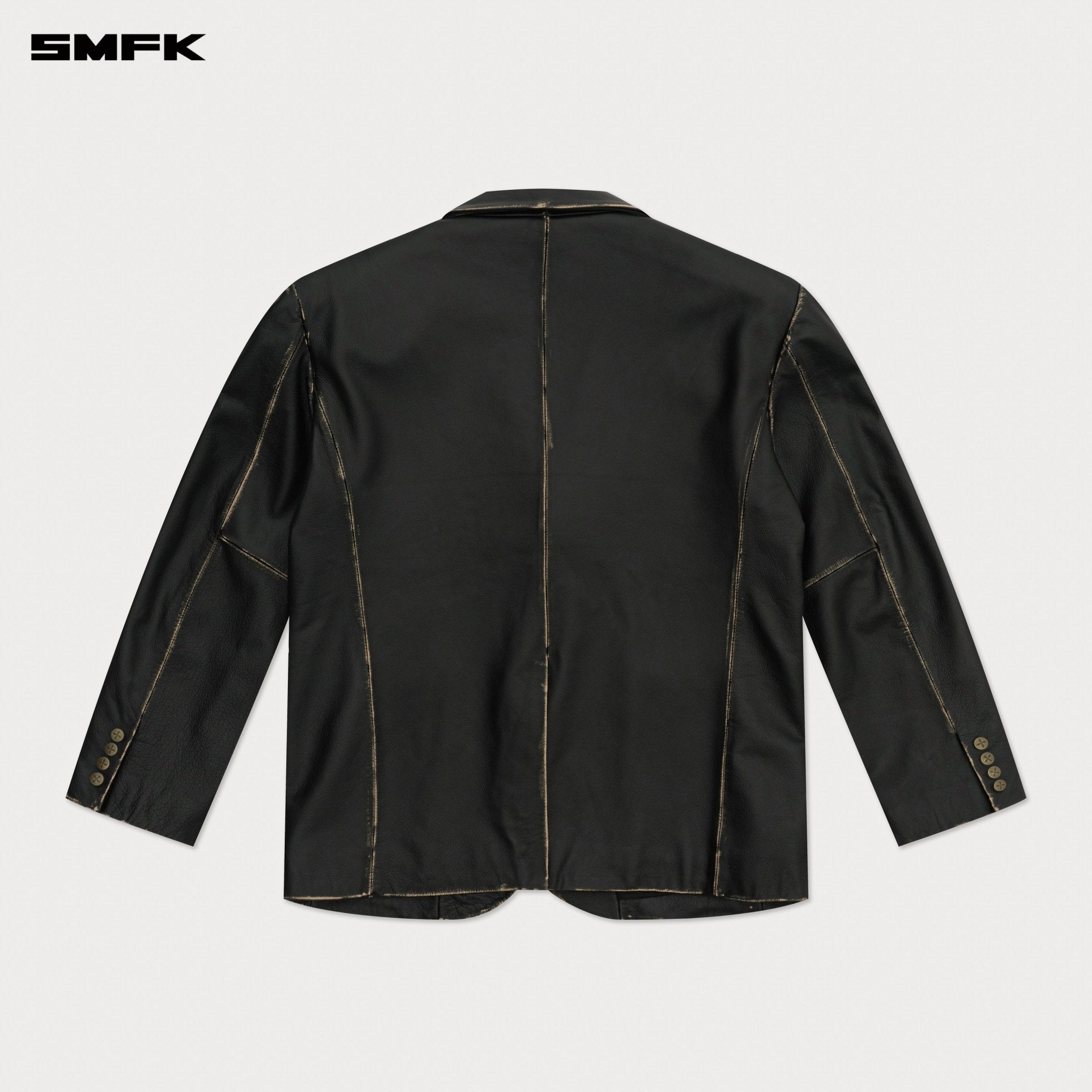 SMFK Compass Tarpan Leather Suit In Black | MADAX