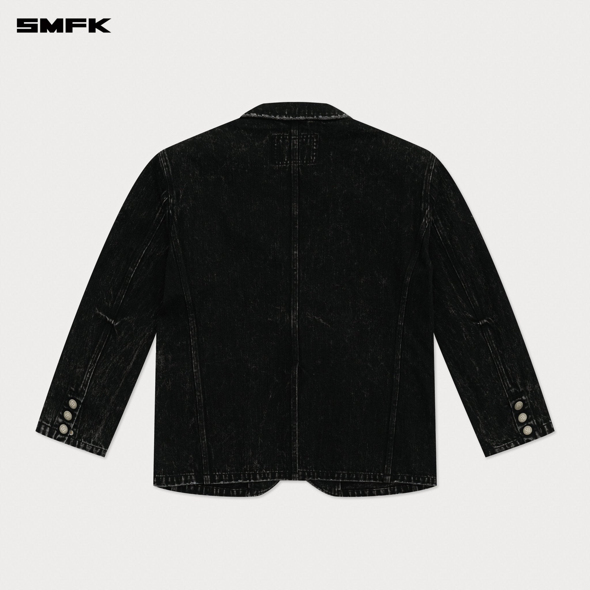 SMFK Compass Tarpan Oversize Suit In Black | MADAX