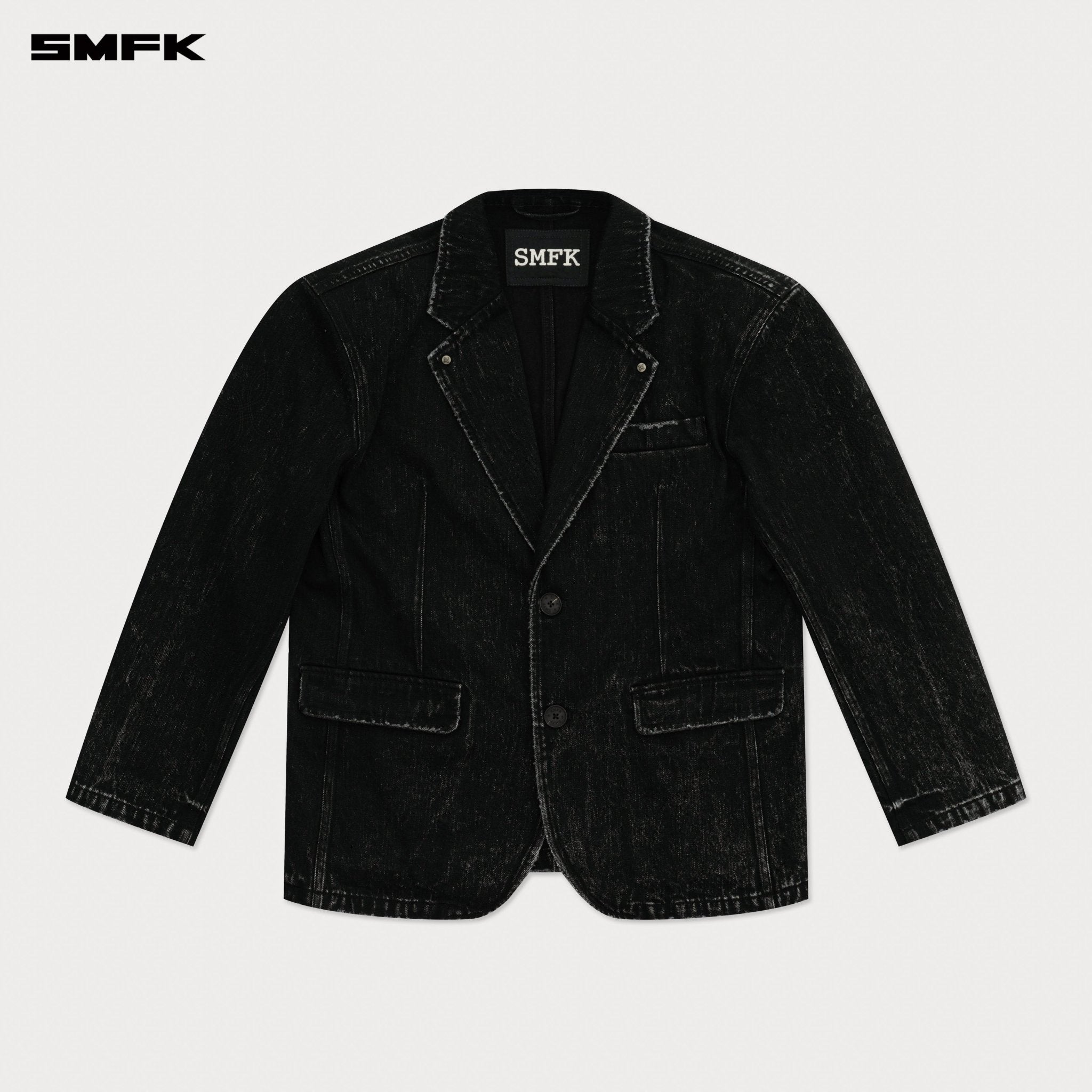 SMFK Compass Tarpan Oversize Suit In Black | MADAX