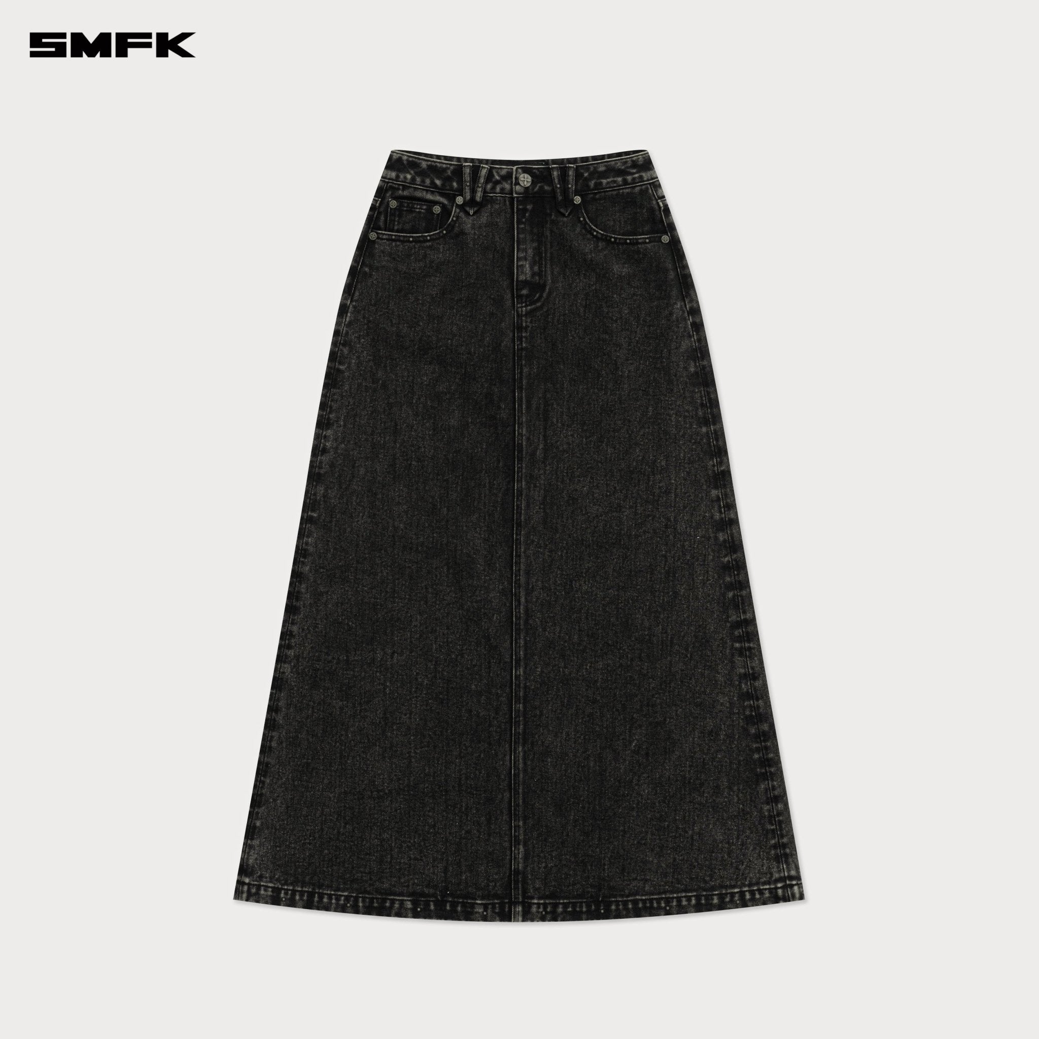 SMFK Compass Wild Cyber Mustang Skirt In Grey | MADAX