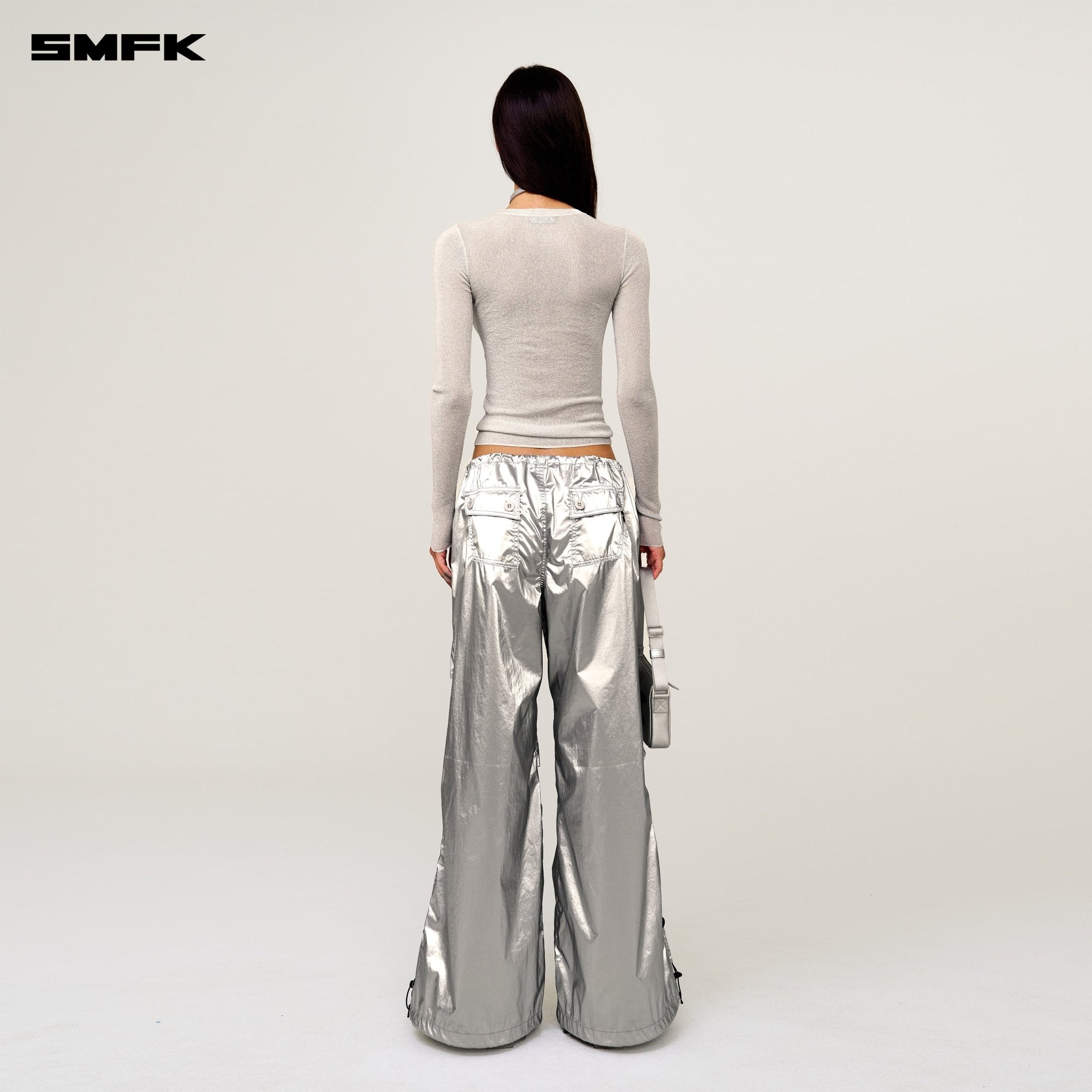 SMFK Compass Wild Mustang Nebula Knitwear In Silver | MADAX