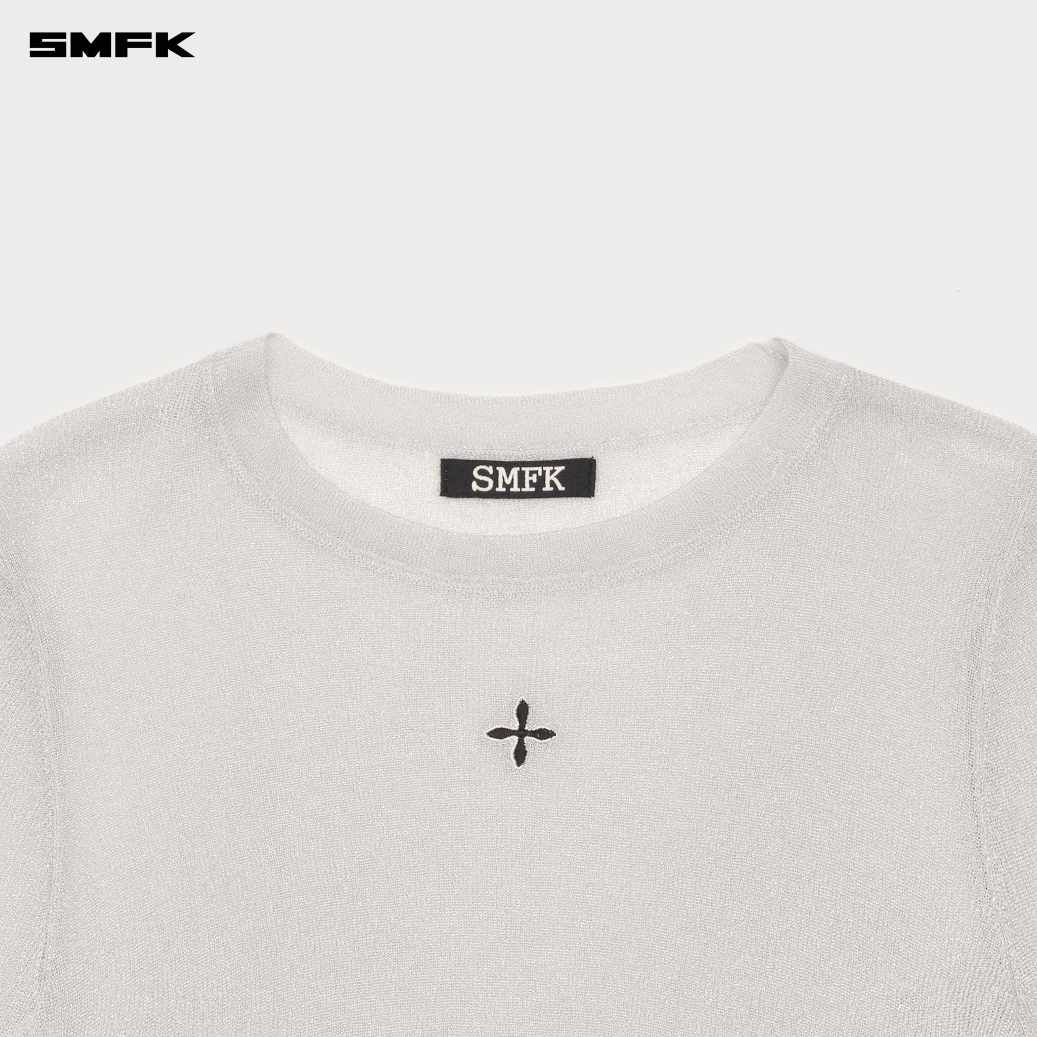 SMFK Compass Wild Mustang Nebula Knitwear In Silver | MADAX