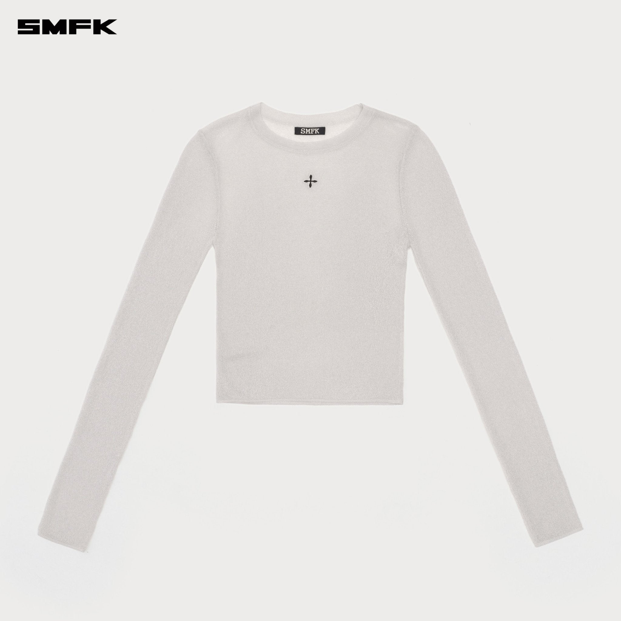 SMFK Compass Wild Mustang Nebula Knitwear In Silver | MADAX