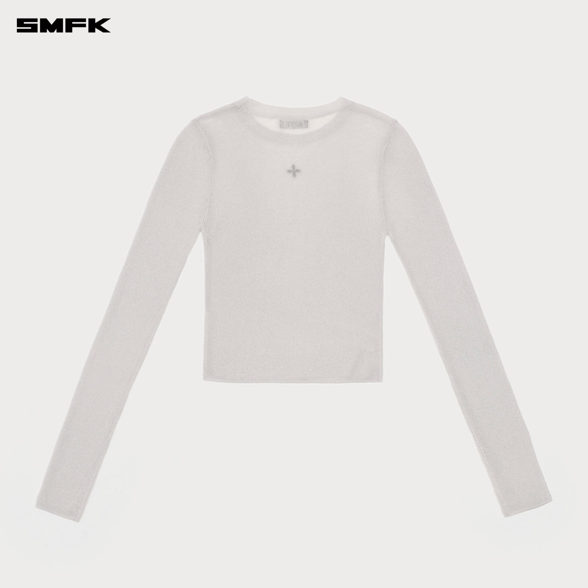 SMFK Compass Wild Mustang Nebula Knitwear In Silver | MADAX