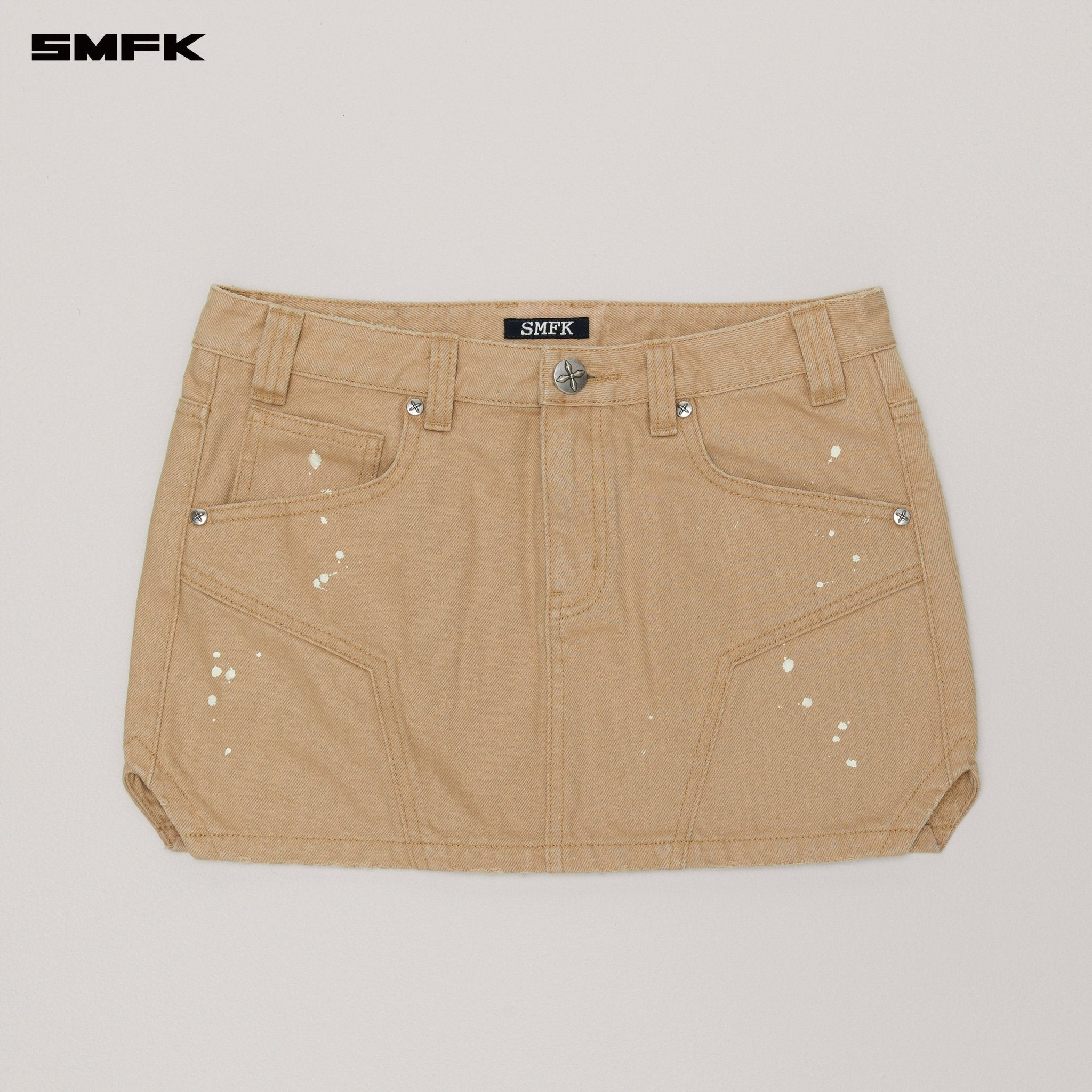 SMFK Compass Wild Origin Denim Skirt In Desert | MADAX