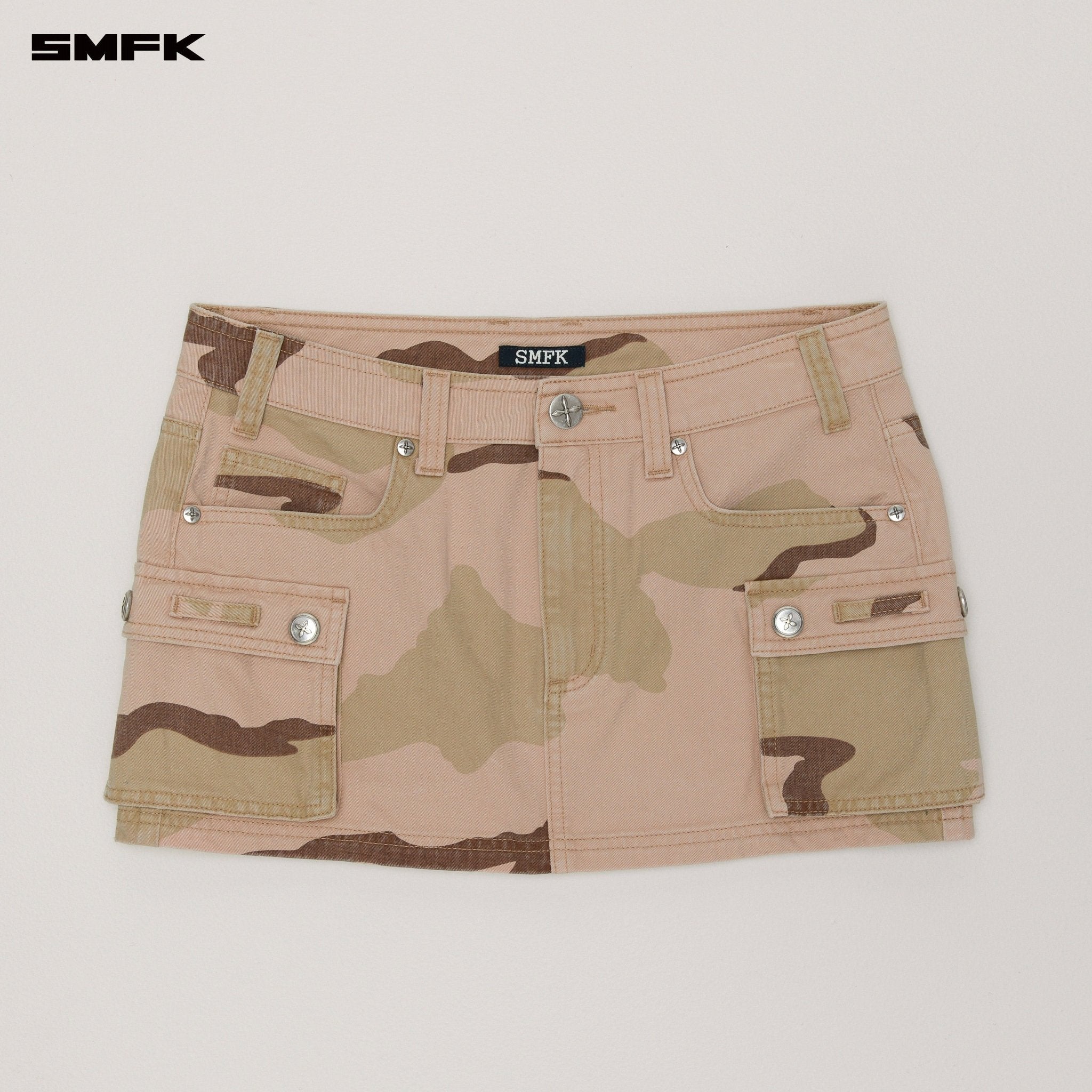 SMFK Compass Wild Road Cargo Skirt In Desert Camouflage | MADAX