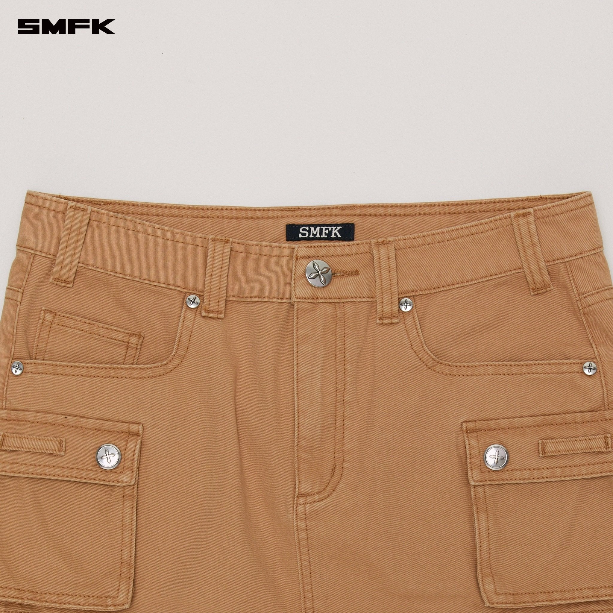 SMFK Compass Wild Road Cargo Skirt In Desert | MADAX