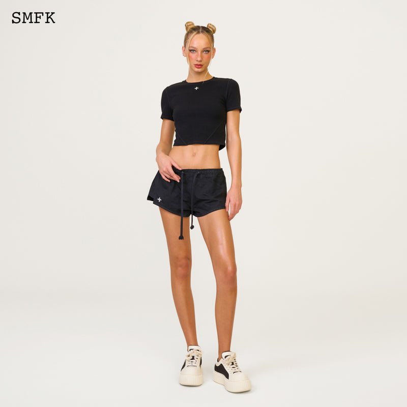 SMFK Compass Wild Tarpan Black Outdoor Shorts | MADA IN CHINA