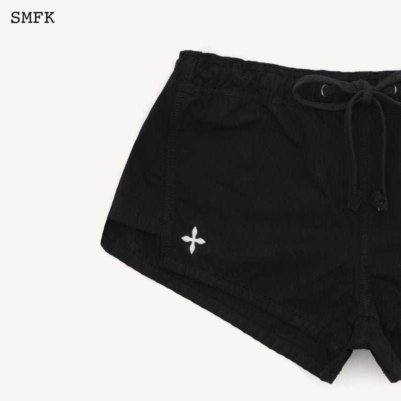 SMFK Compass Wild Tarpan Black Outdoor Shorts | MADA IN CHINA