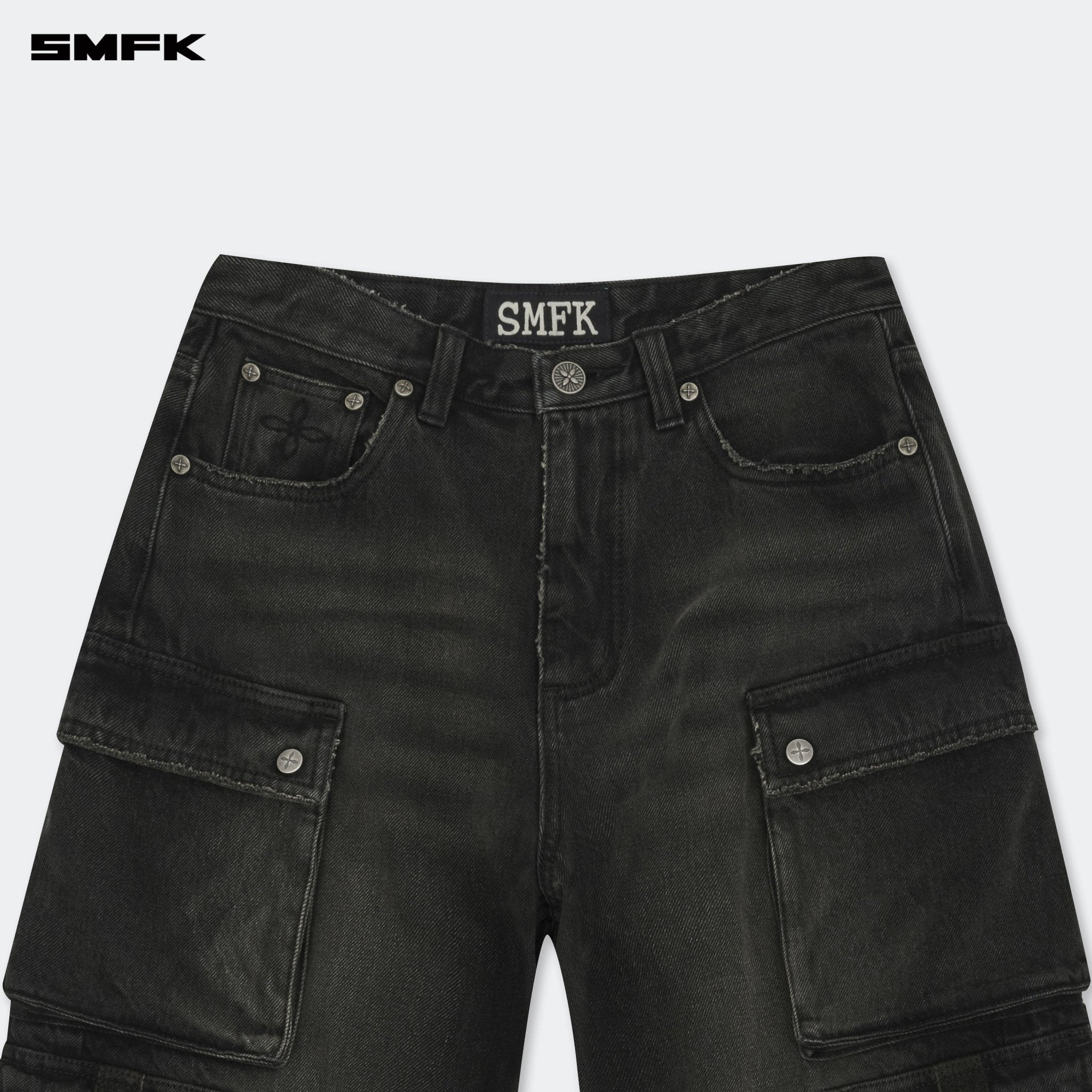 SMFK Compass Wild Tarpan Loose Jeans | MADAX