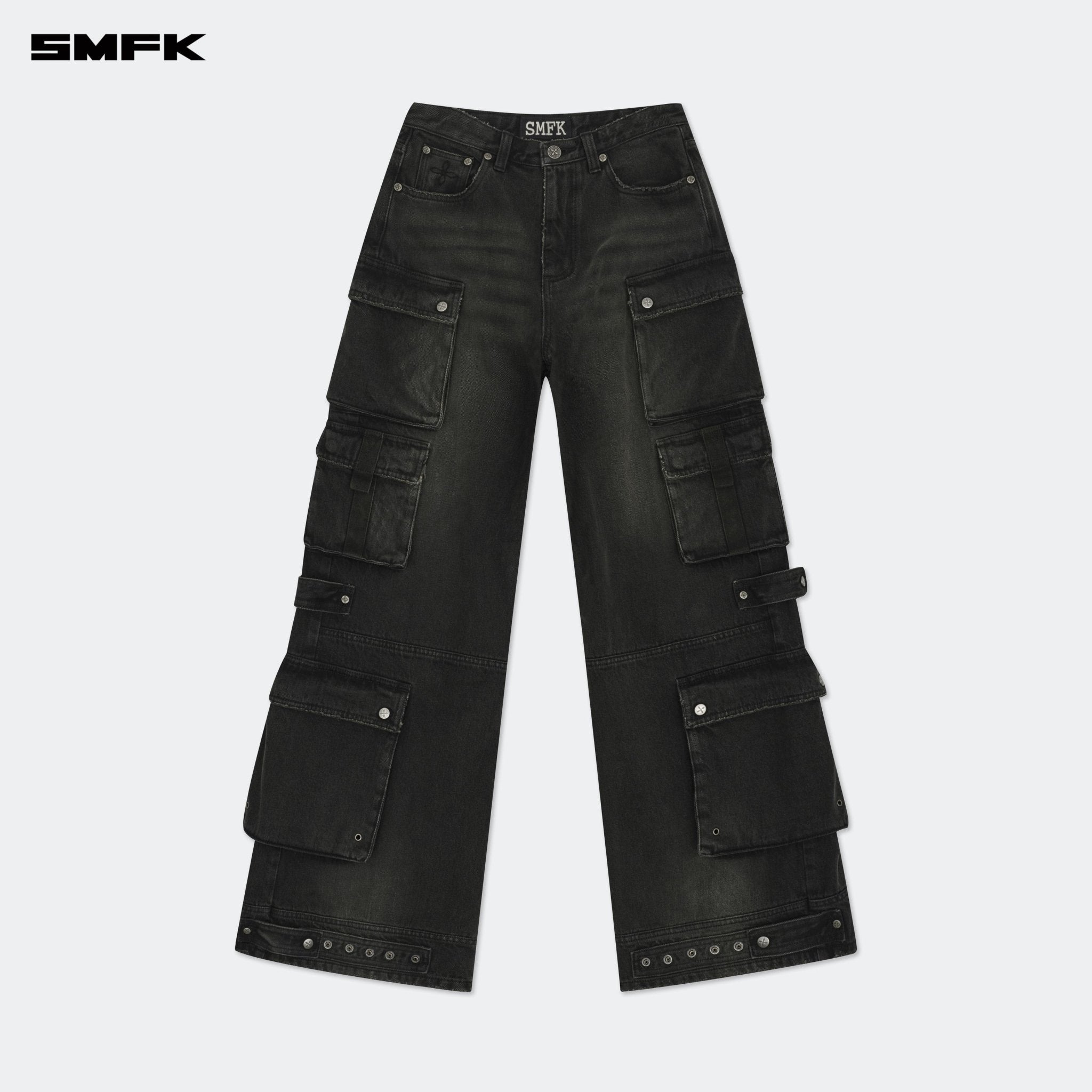 SMFK Compass Wild Tarpan Loose Jeans | MADAX