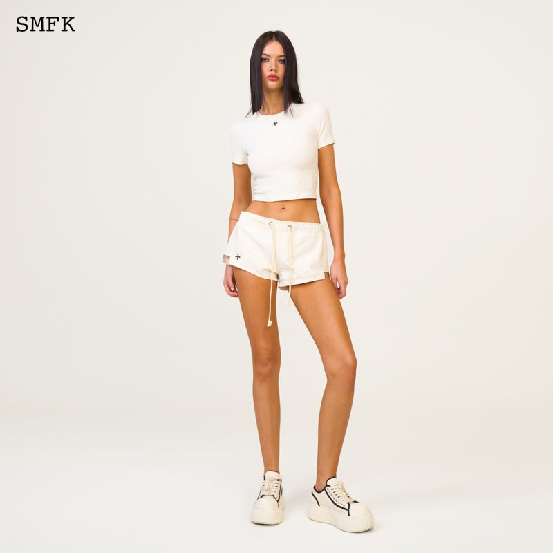 SMFK Compass Wild Tarpan White Outdoor Shorts | MADA IN CHINA