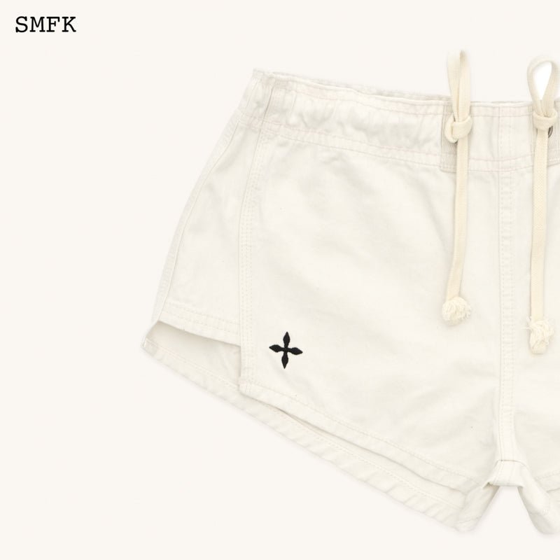 SMFK Compass Wild Tarpan White Outdoor Shorts | MADA IN CHINA