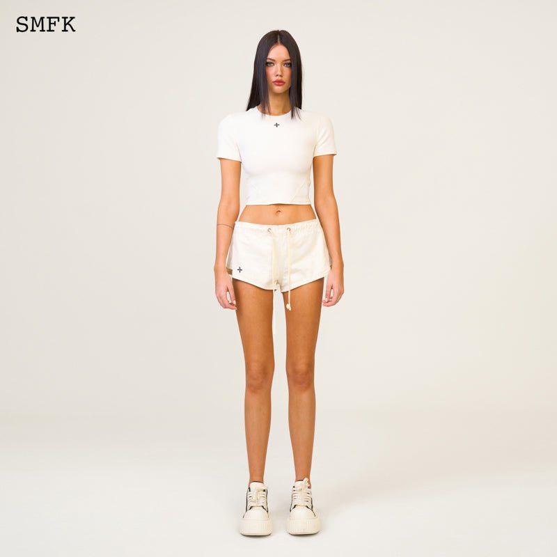 SMFK Compass Wild Tarpan White Outdoor Shorts | MADA IN CHINA