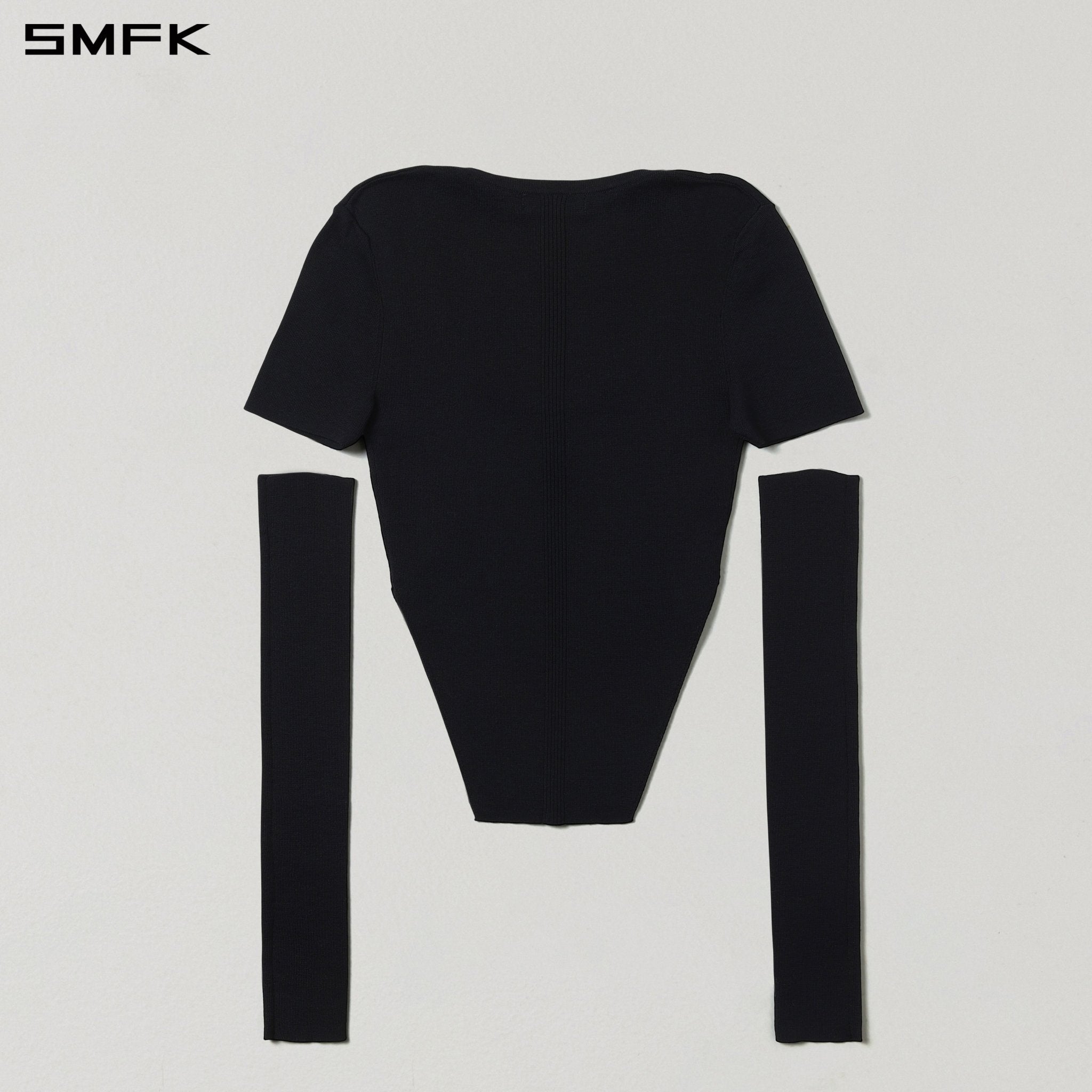 SMFK Concept Knit T-shirt Black | MADAX