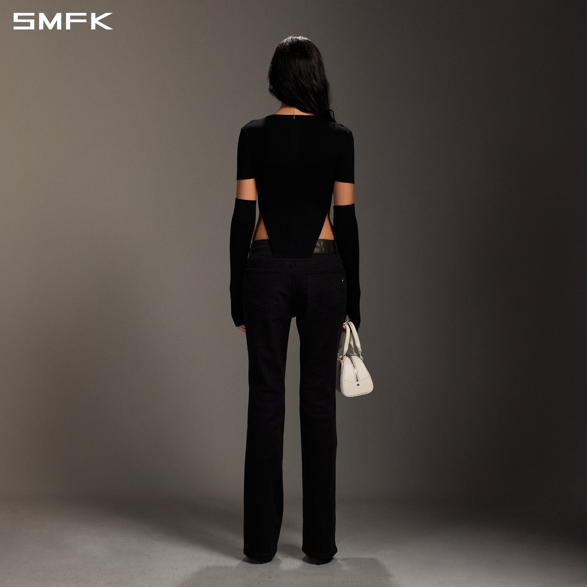 SMFK Concept Knit T-shirt Black | MADAX