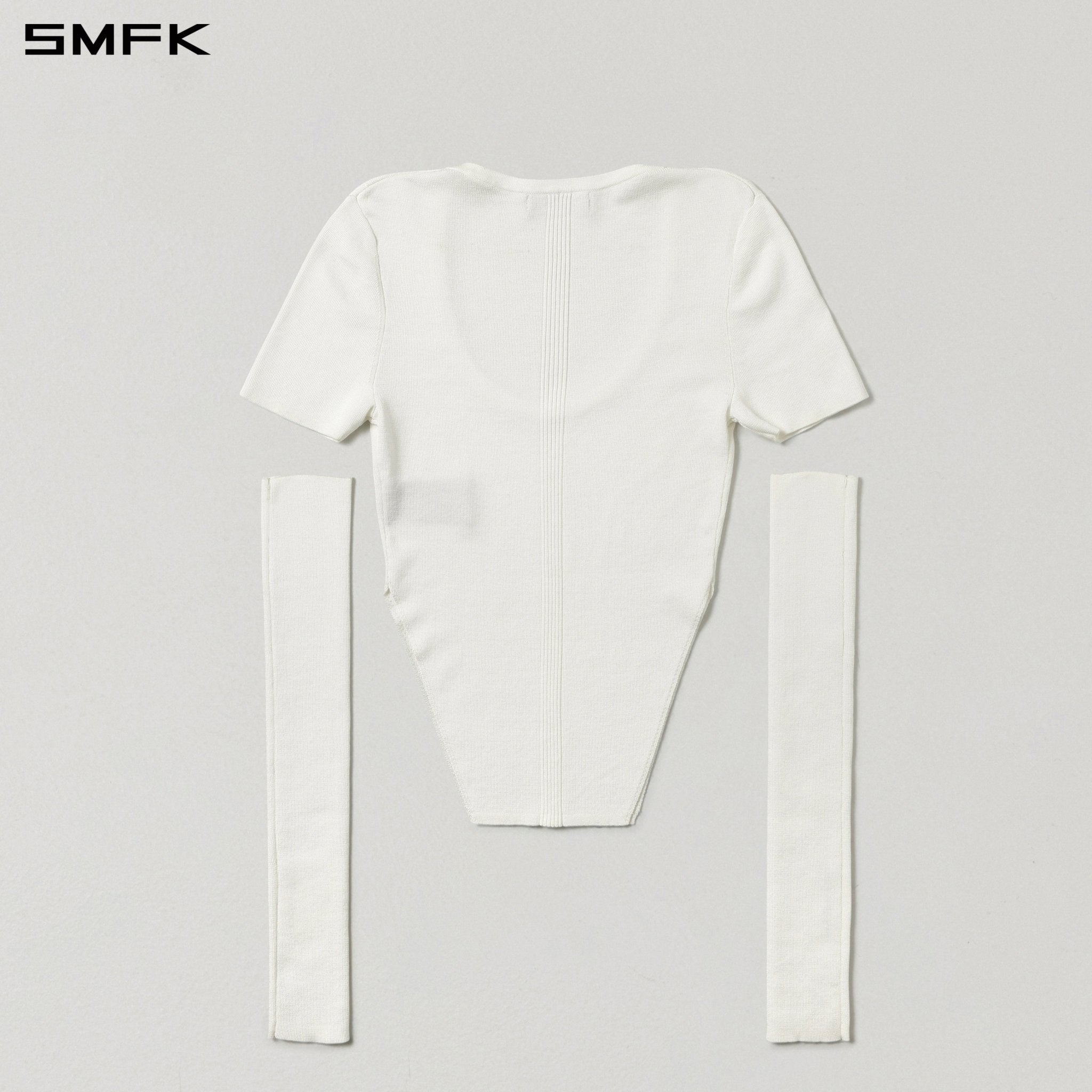 SMFK Concept Knit T-shirt White | MADAX