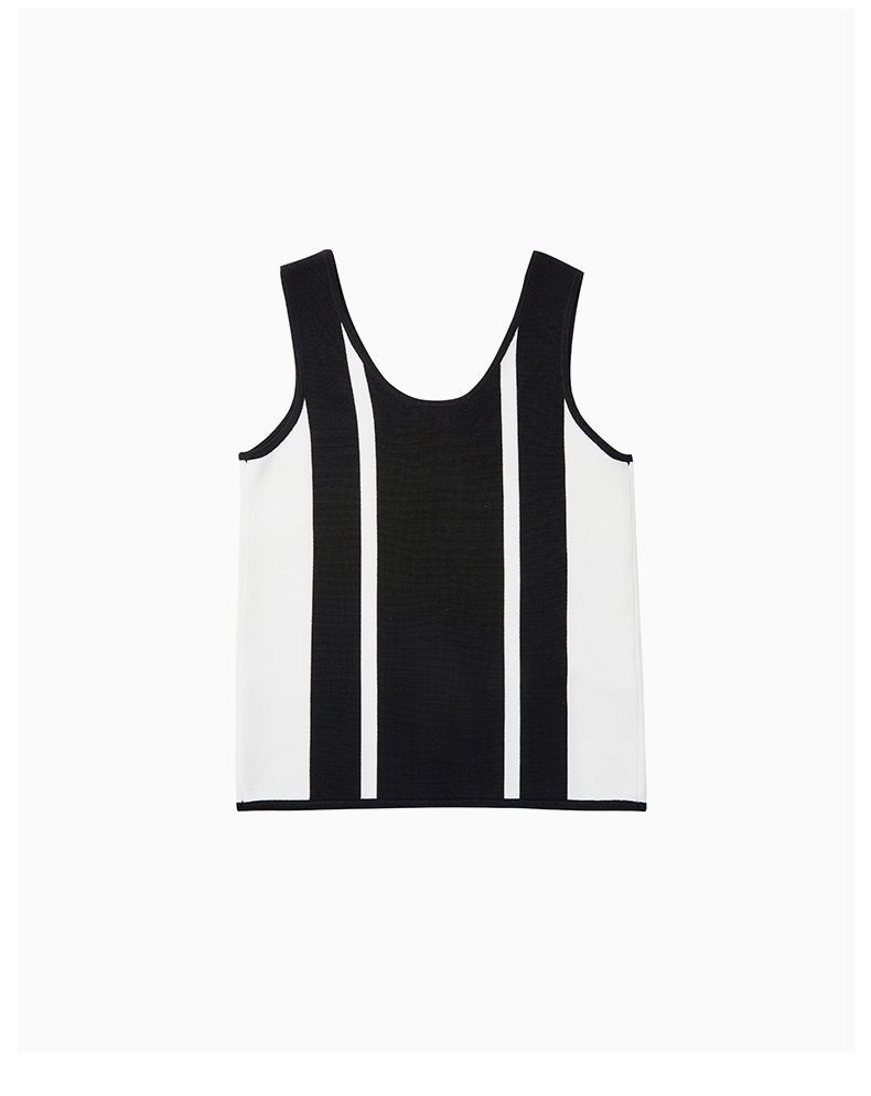 CHARLIE LUCIANO Contrast Logo Vest | MADA IN CHINA