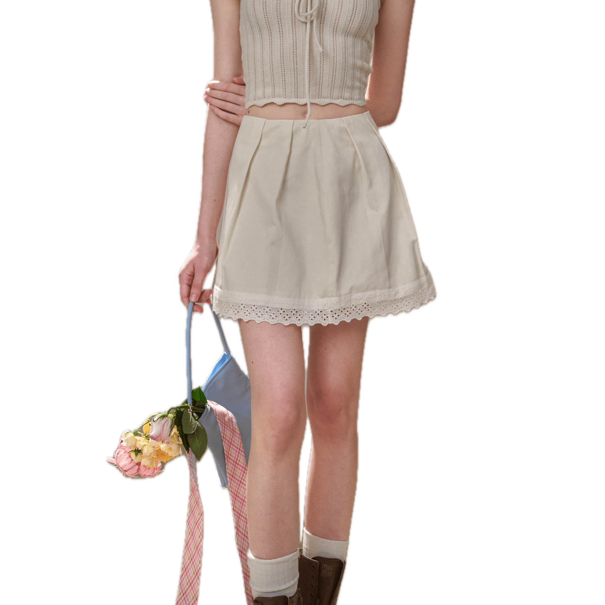 Group of Universe "Cup of Hot Milk" Skirt | MADAX