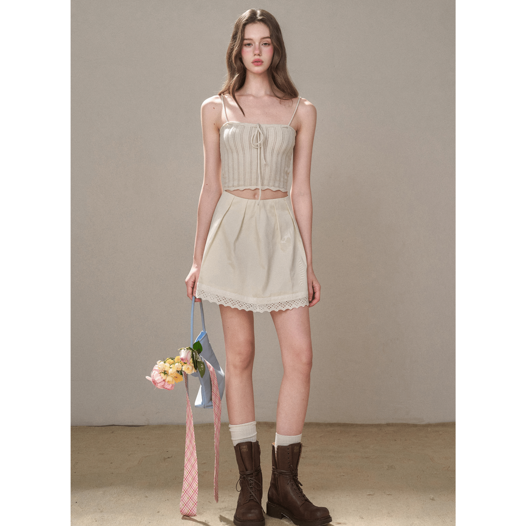 Group of Universe "Cup of Hot Milk" Skirt | MADAX